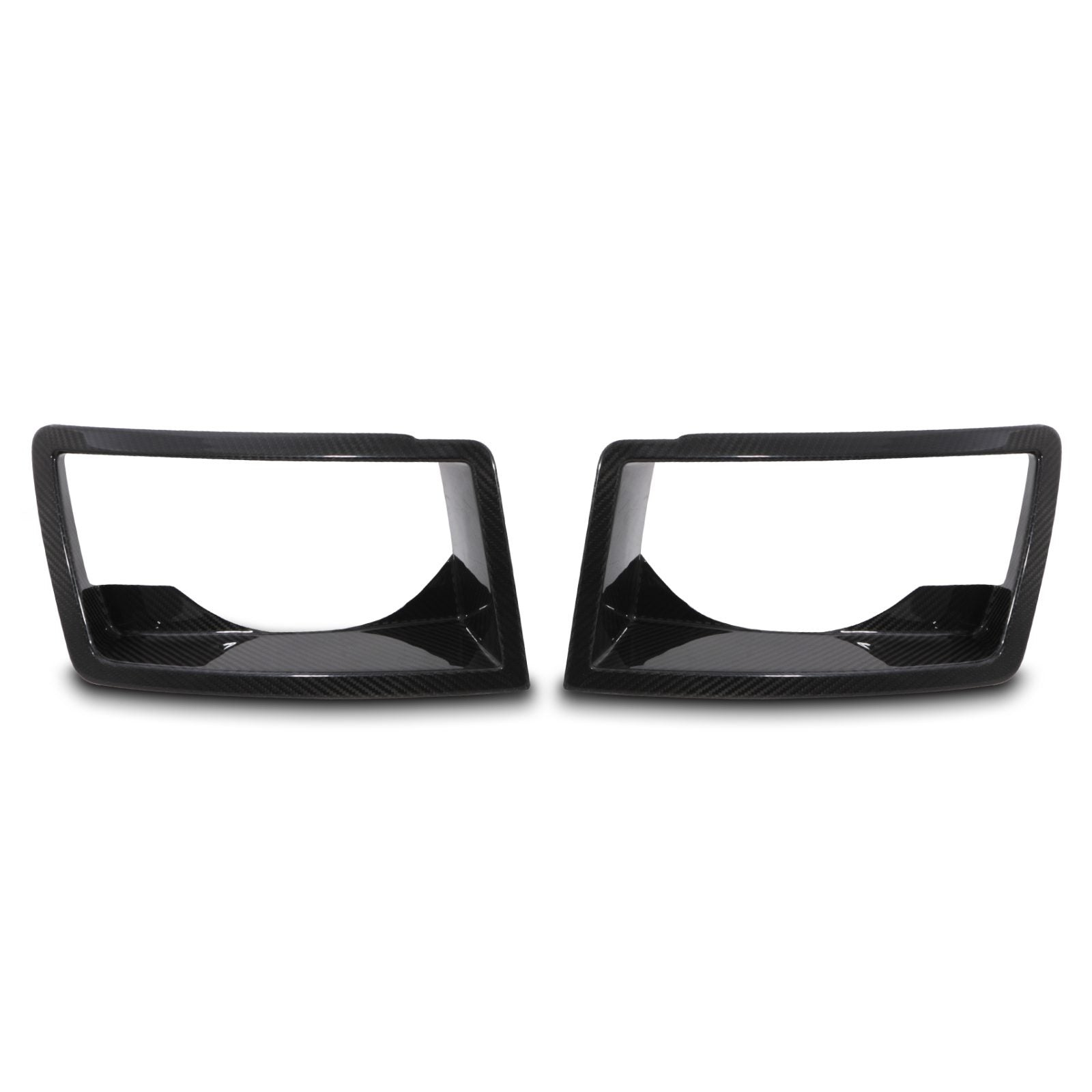 Predator 4x4 Carbon Fibre Head Light Covers To Fit Land Rover Defender L663 2020+