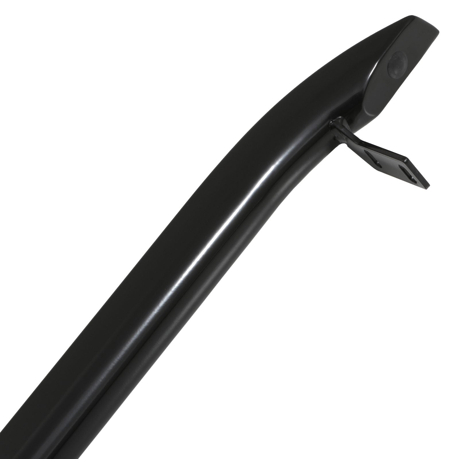 Ford Transit Custom SWB 2013+ Gloss Black Trapezoid Side Bars