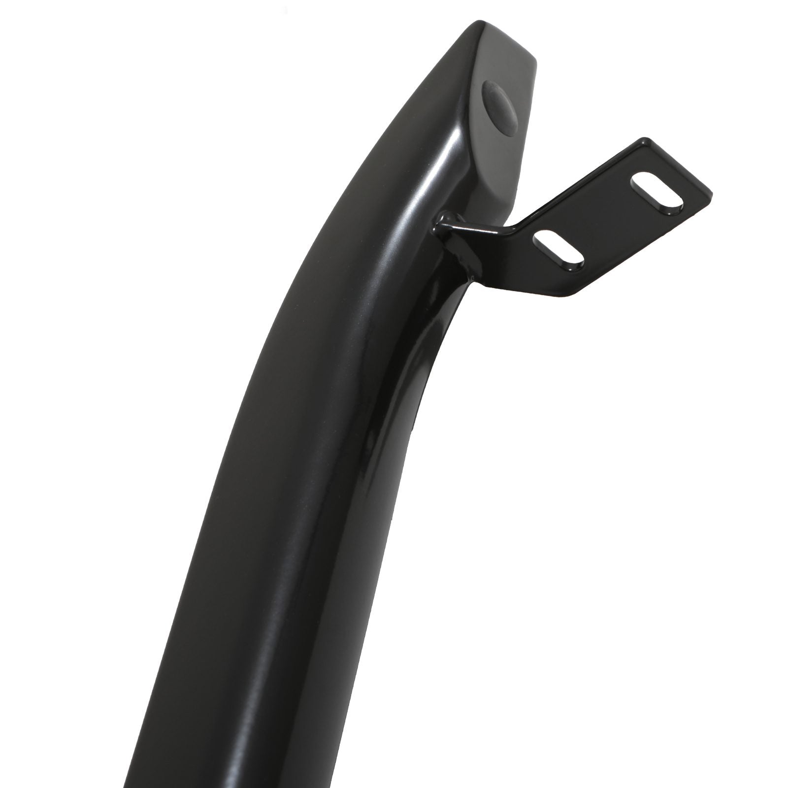 Ford Transit Custom SWB 2013+ Gloss Black Trapezoid Side Bars