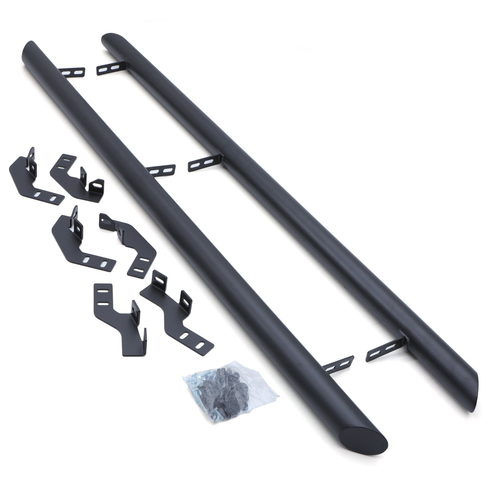 Ford Ranger T6 T7 T8 Double Cab 12-22 Matte Black 3" Side Bars