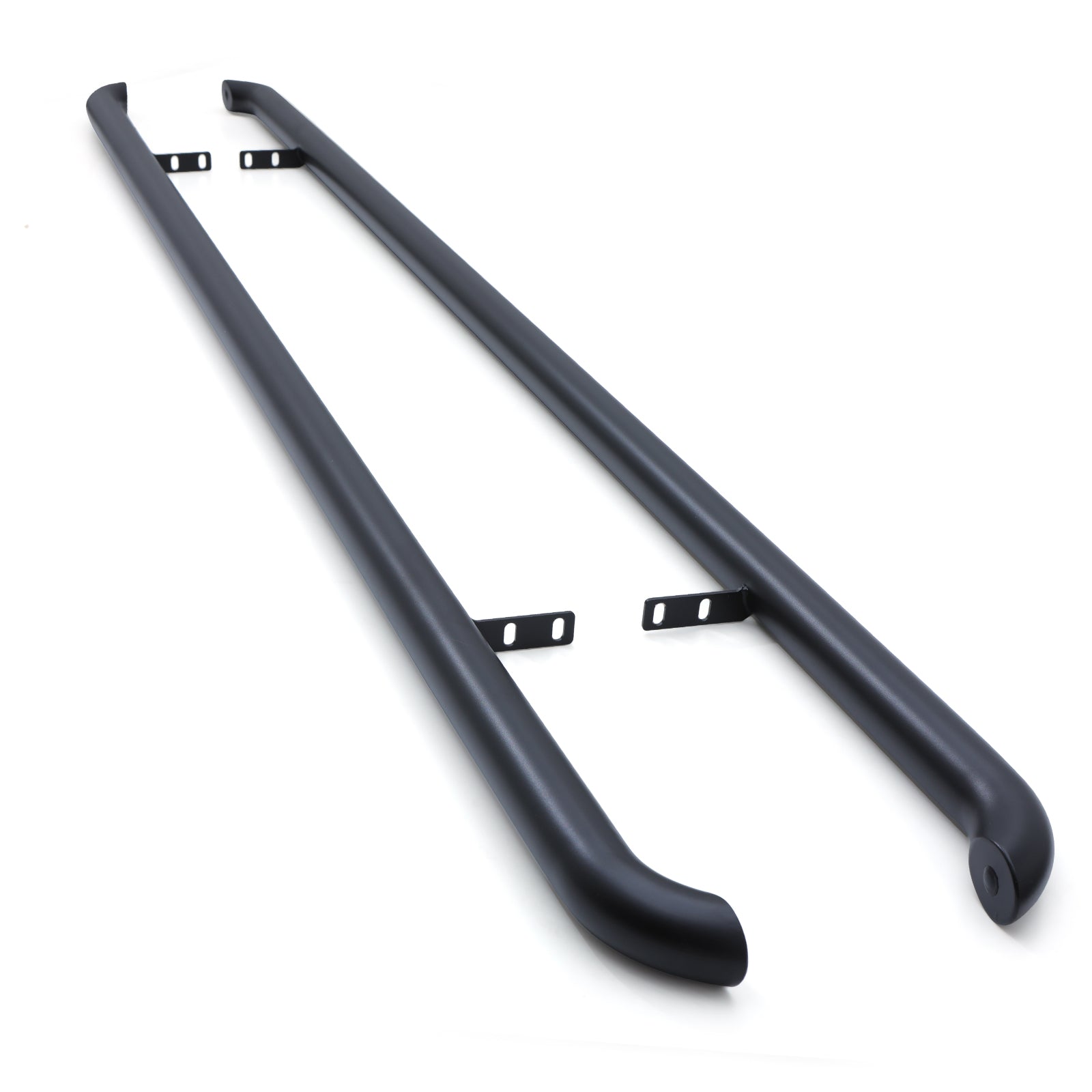 Ford Transit Custom LWB MK2 2023+ Matte Black 2.4" Side Bars
