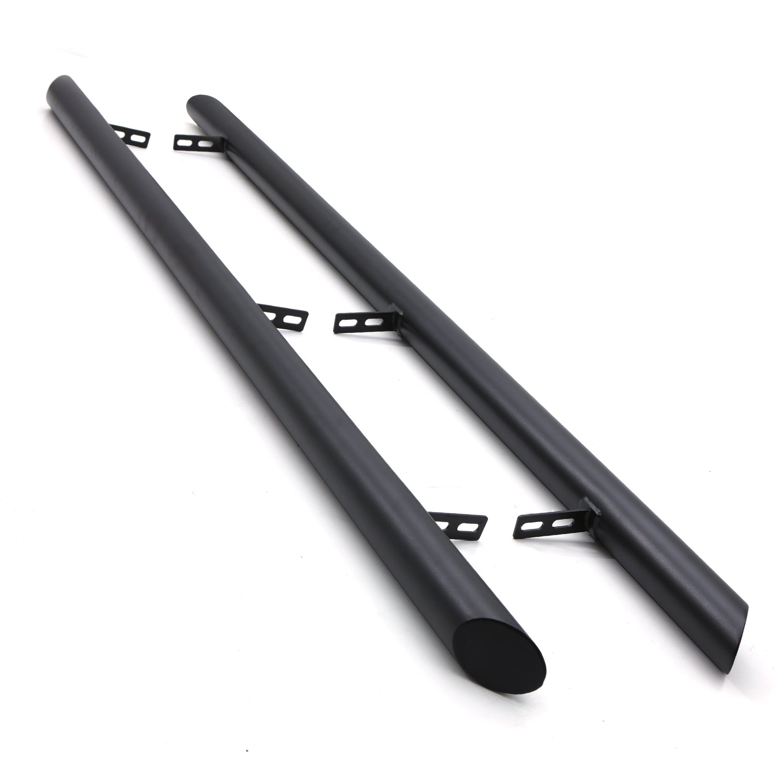 Isuzu D-Max RG MK3 Double Cab 2021+ Matte Black 3" Side Bars