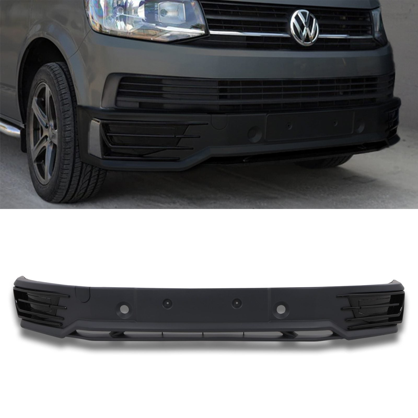VW Transporter T6 16-19 Sportline Look Front Splitter