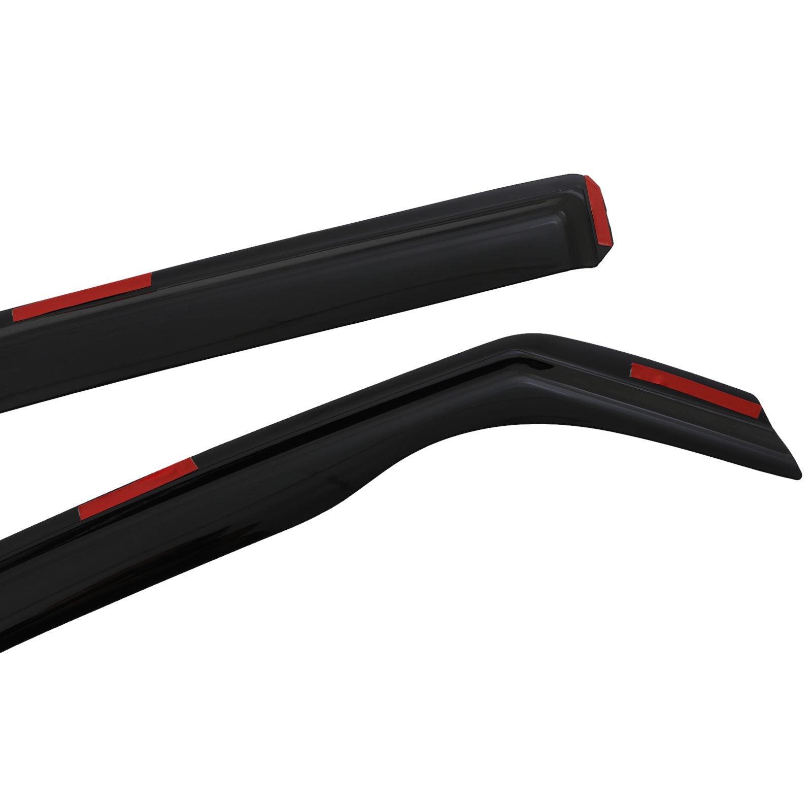 VW Transporter T5 T6 03-21 Black Wind Deflectors
