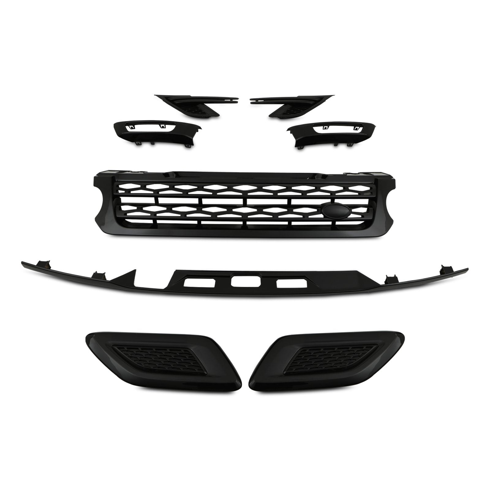 Predator 4x4 Gloss Black Body Trim Kit To Fit Range Rover Sport L494 13-17