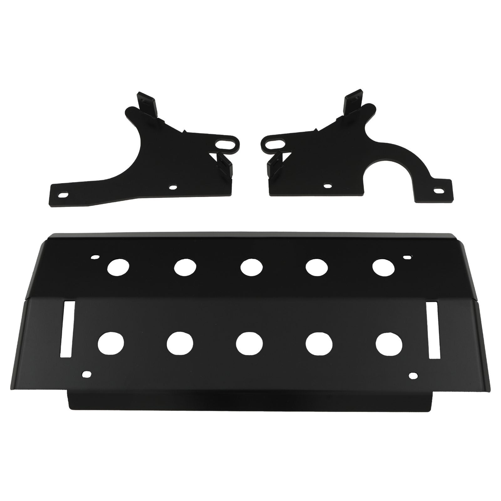 Predator 4x4 Black Front Bumper Protector To Fit Land Rover Defender L316 83-16