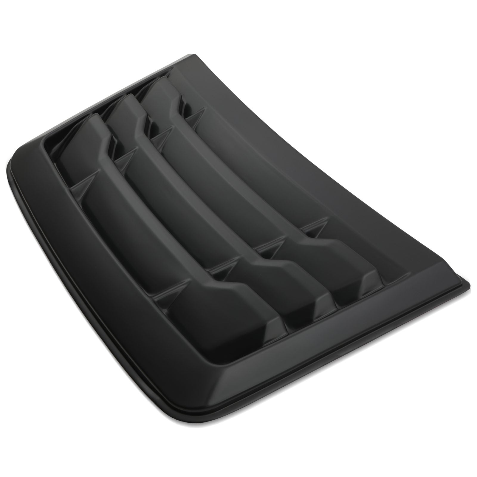 Ford Ranger T9 2023+ Matte Black Middle Bonnet Scoop