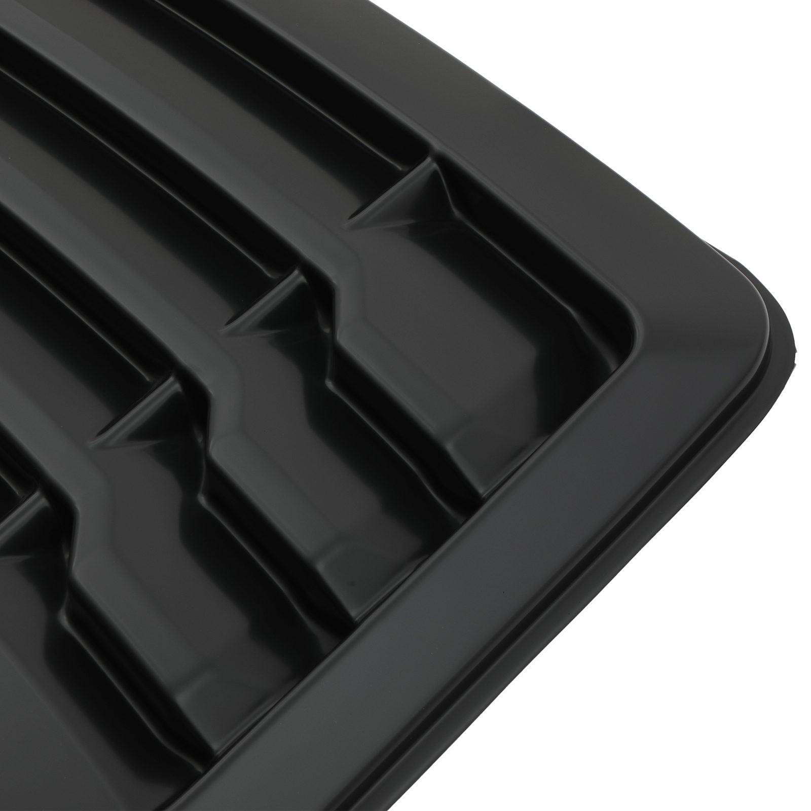 Ford Ranger T9 2023+ Matte Black Middle Bonnet Scoop