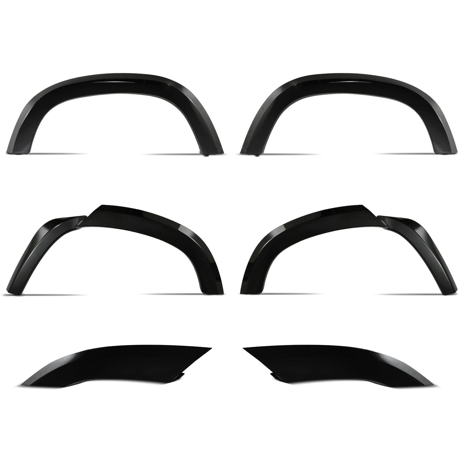 Predator 4?4 Gloss Black Wide Wheel Arch Kit To Fit Land Rover Defender 130 L663 2020+
