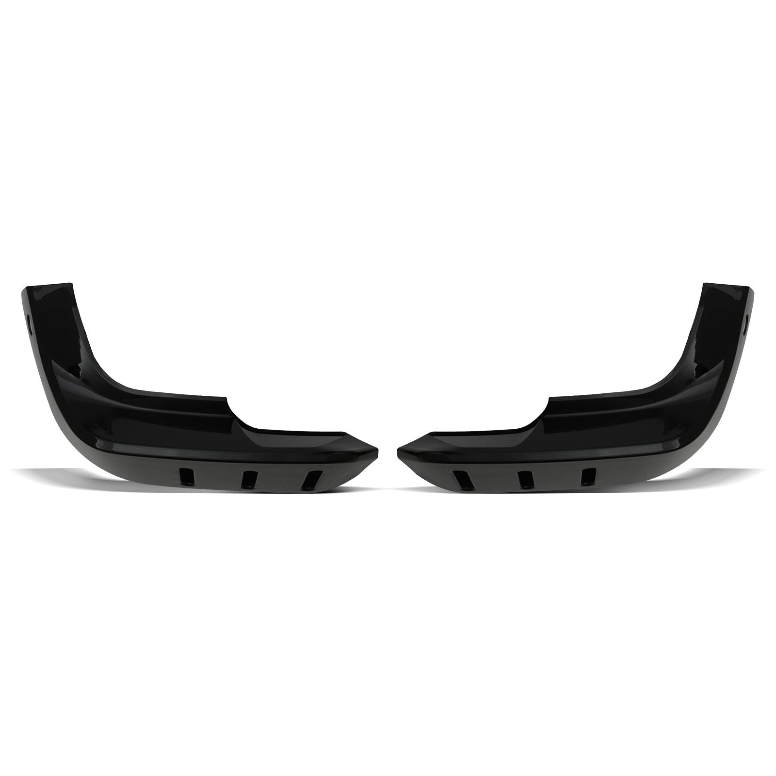 Predator 4x4 Gloss Black Front Splitter Corners To Fit Land Rover Defender L663 2020+