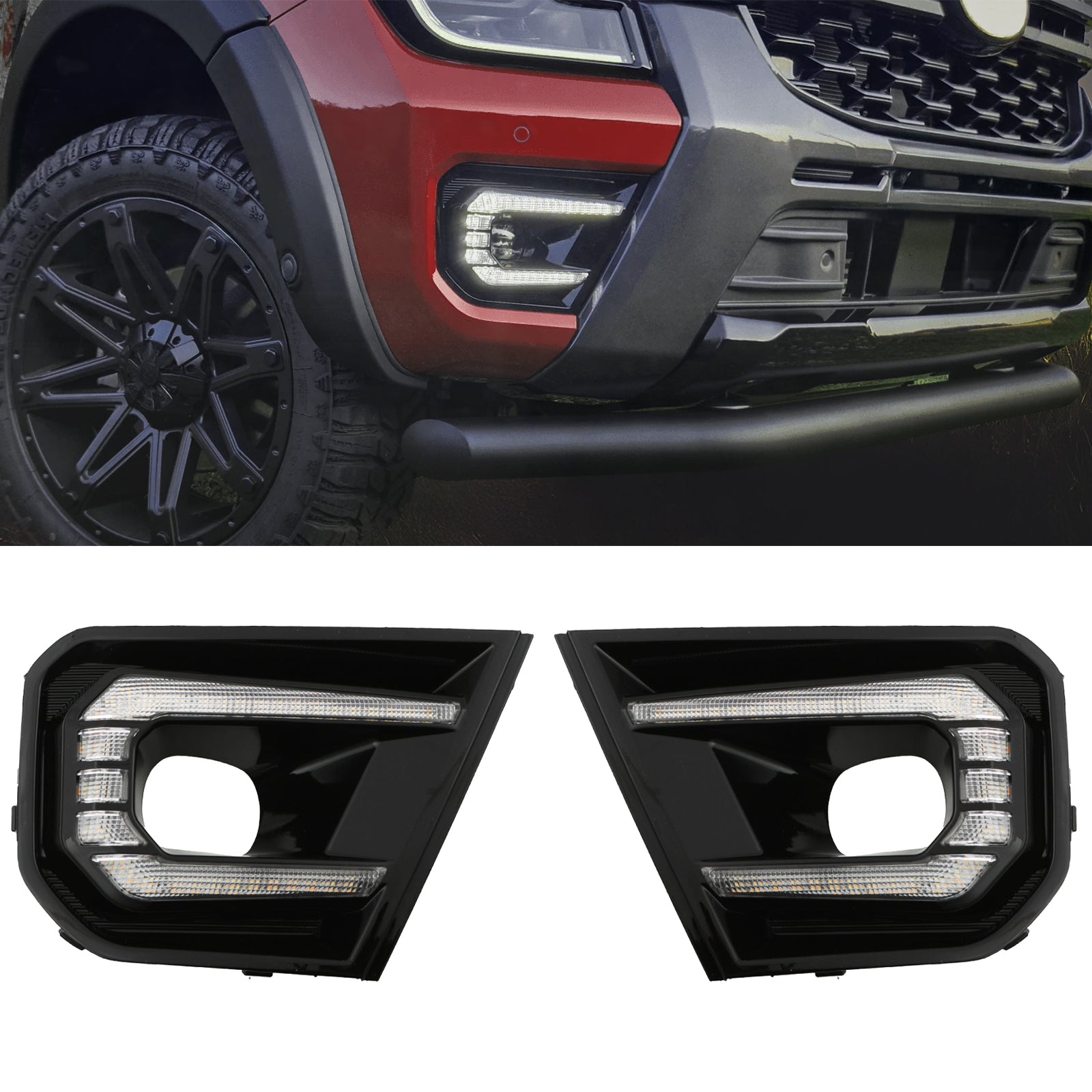 Ford Ranger T9 Wildtrak 2023+ LED DRL indicator Lights