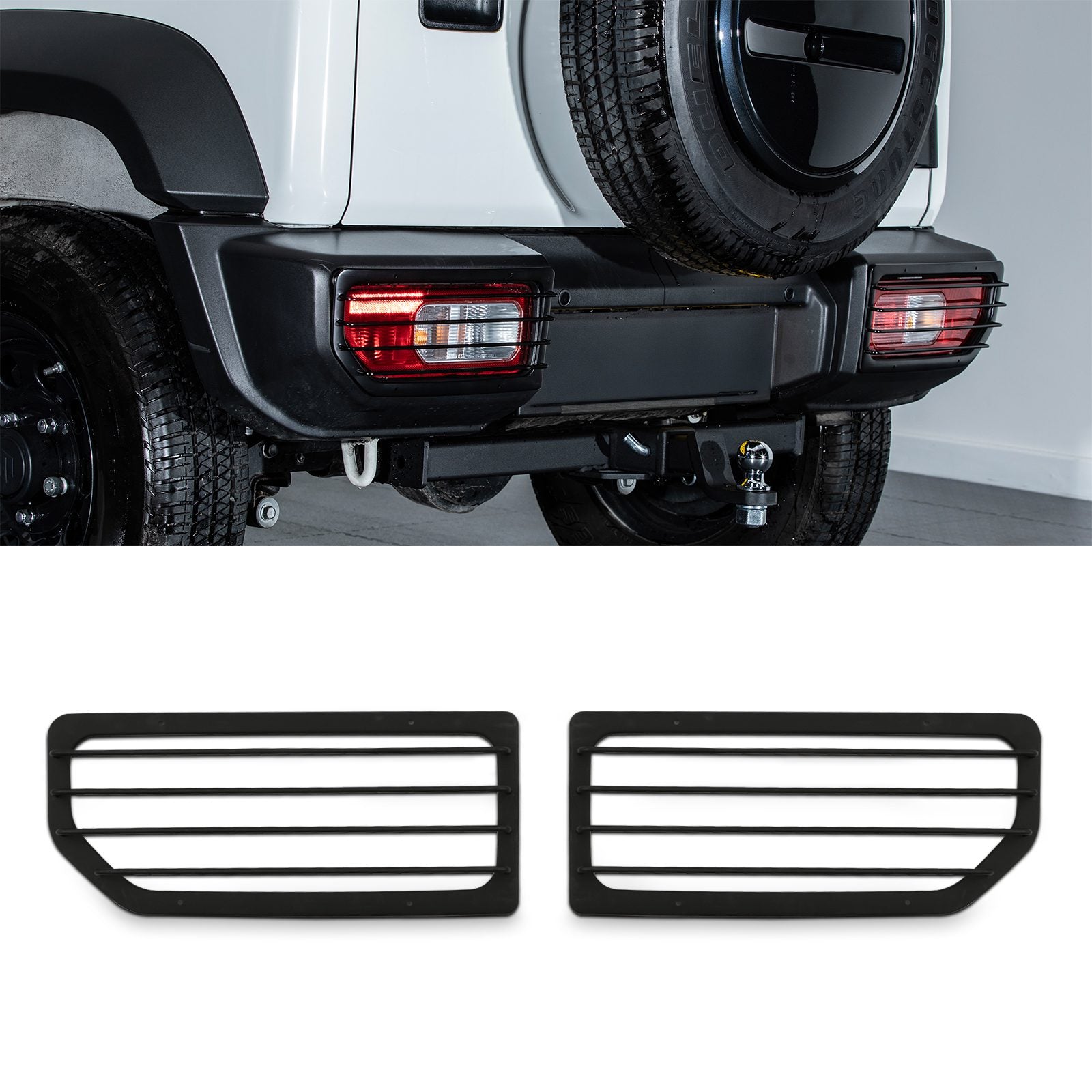Suzuki Jimny 2018+ Black Rear Tail Light Covers