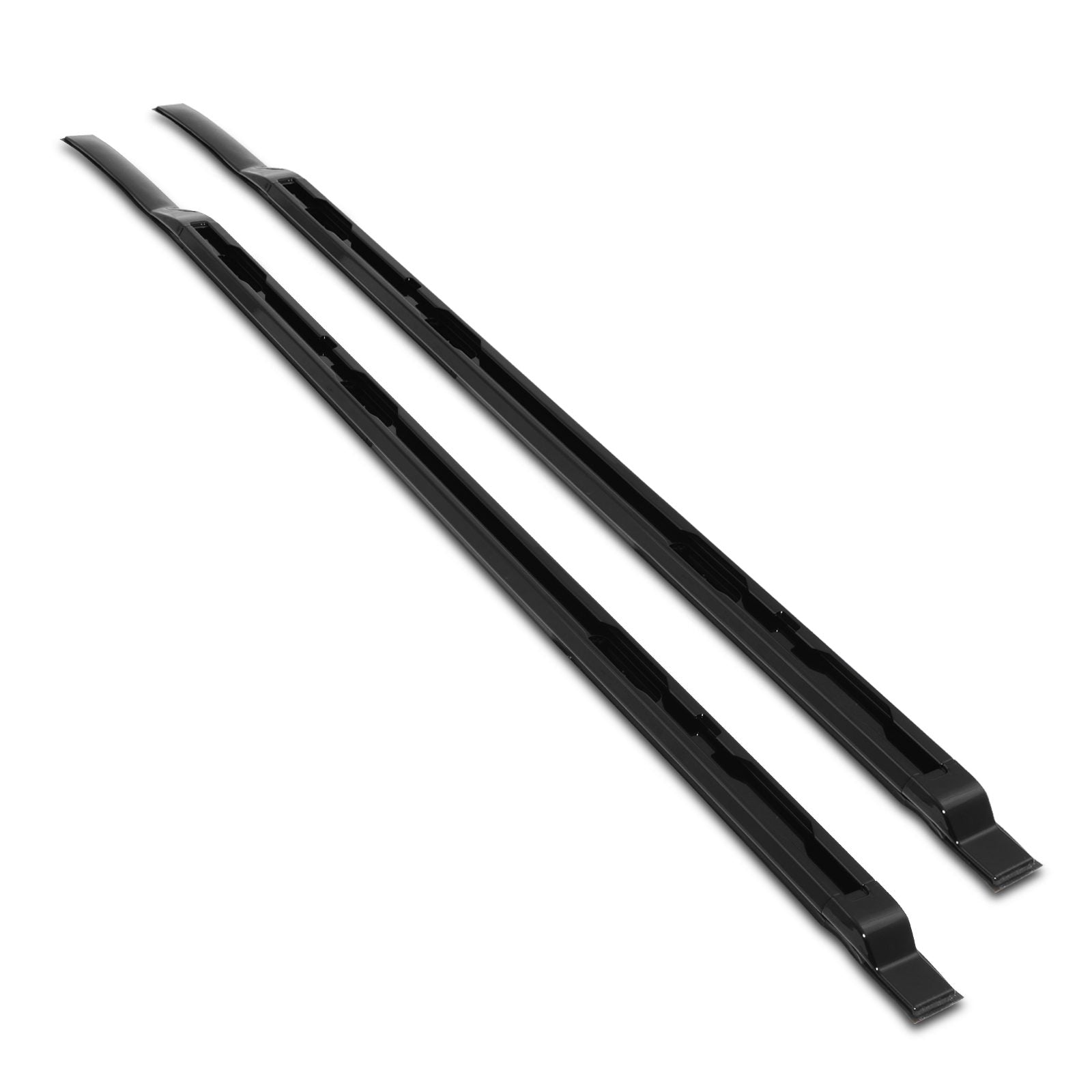 Predator 4x4 Gloss Black Aluminium Roof Rails To Fit Land Rover Defender 90 L663 2020+