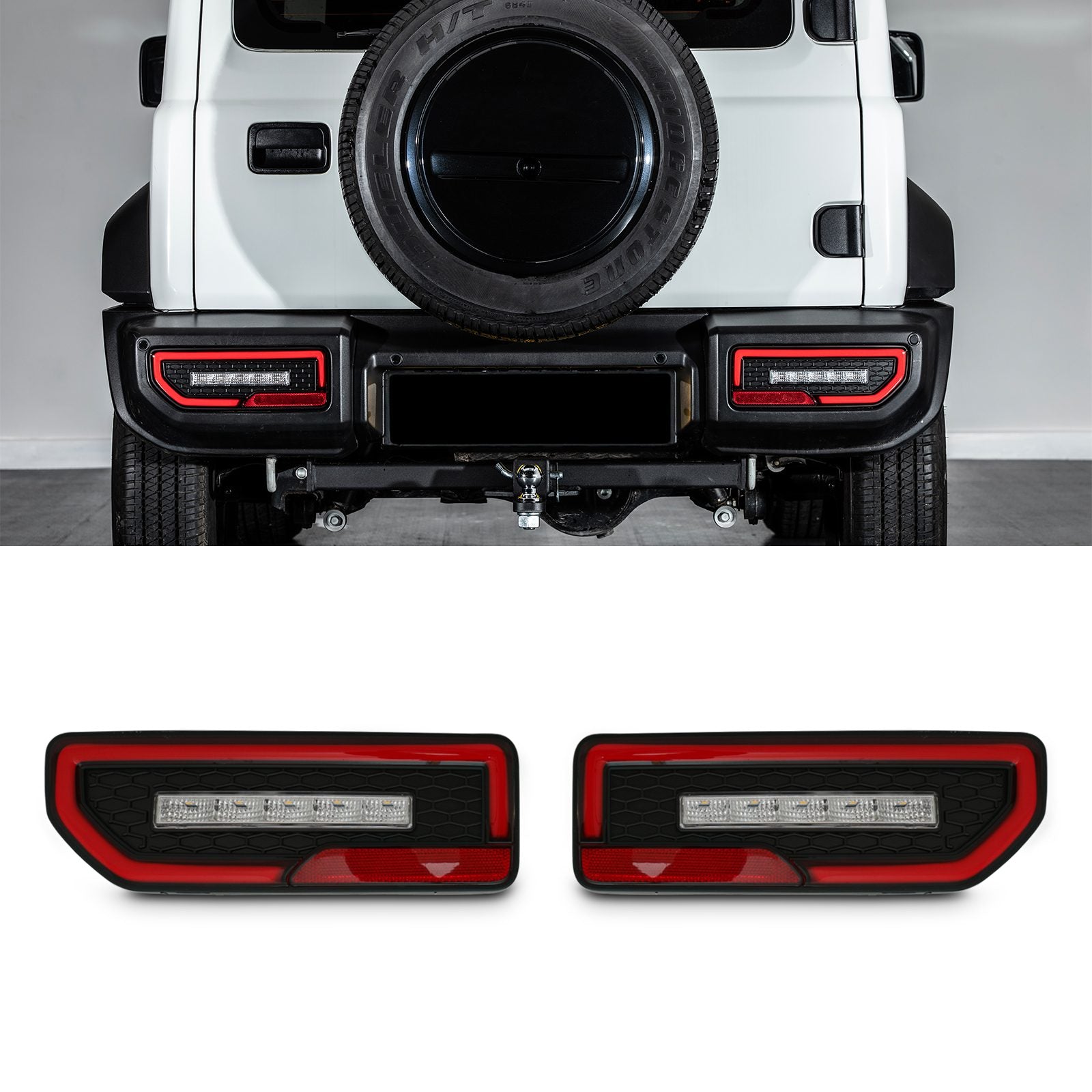Suzuki Jimny 2018+ Dynamic Rear LED Tail Lights