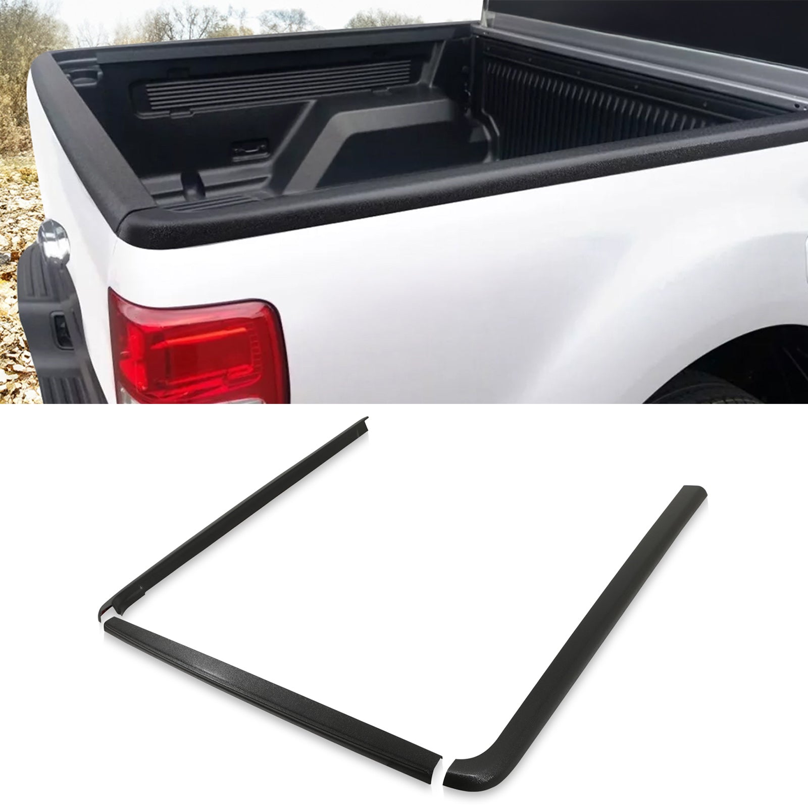 Ford Ranger T6 T7 T8 2012-2021 Protective Bed Rail Caps