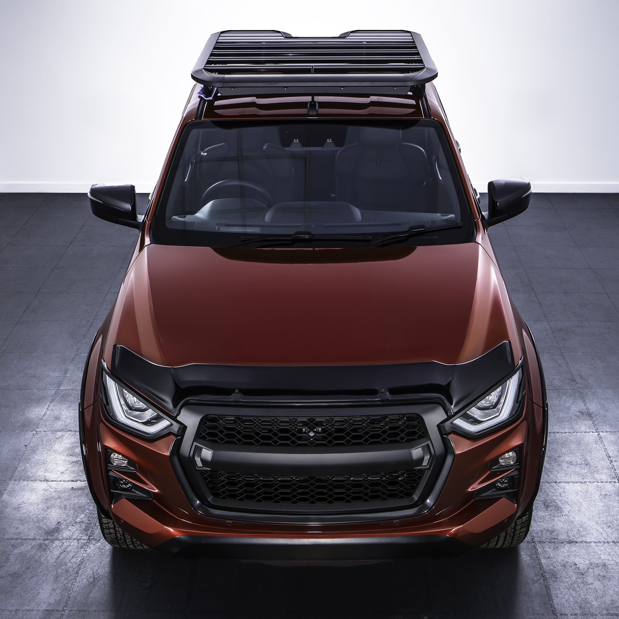 Isuzu D Max 2021+ Black Bonnet Guard Protector