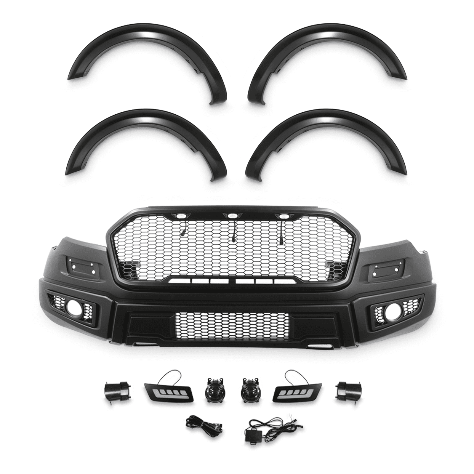 Ford Ranger T7 T8 2015-2022 Raptor LED Bumper & Wide Arch Upgrade kit