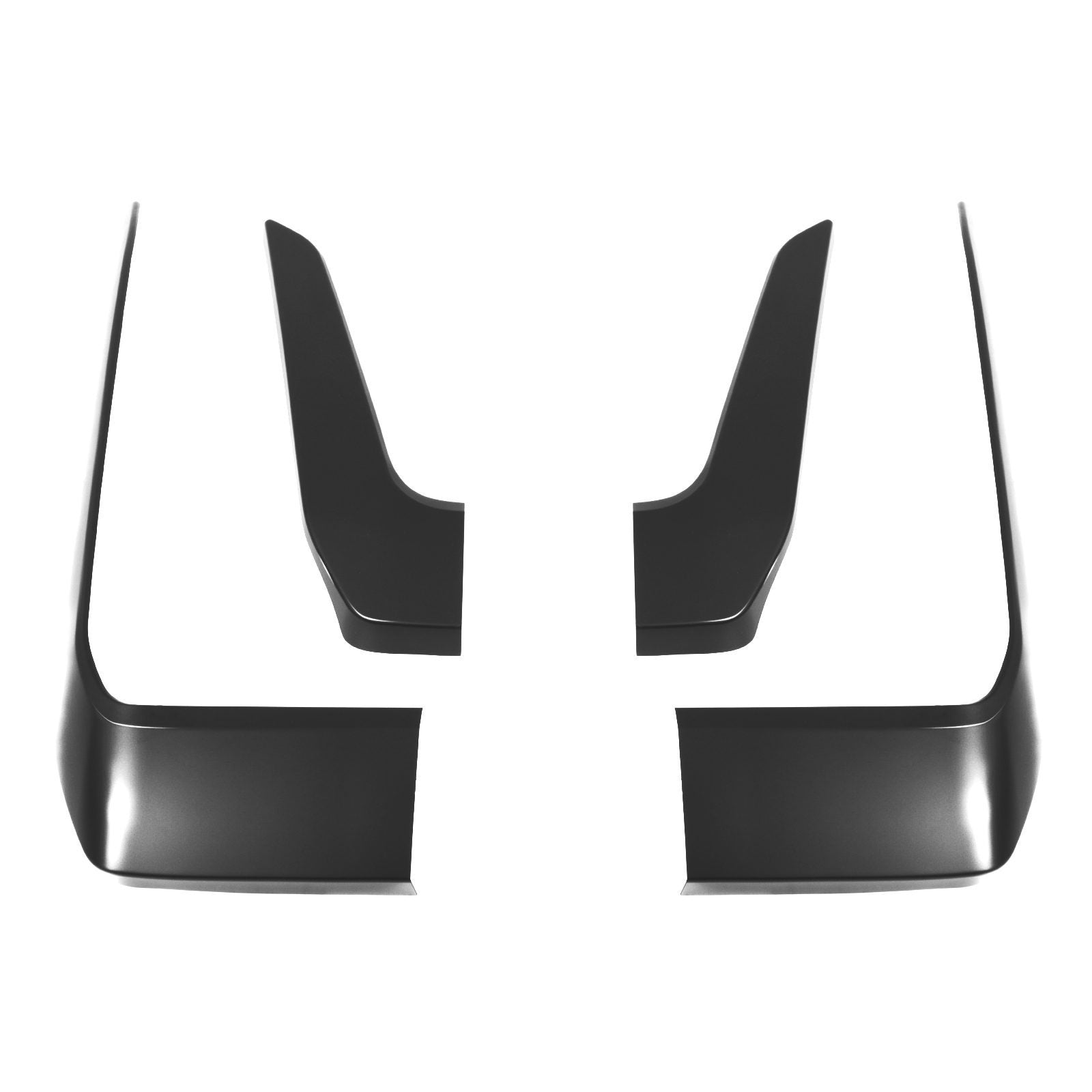 Mitsubishi L200 Triton Gloss Black Front Bumper Trim Covers 2019+