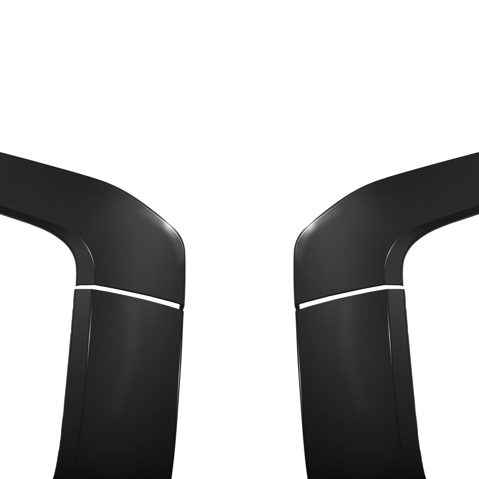 Mitsubishi L200 Triton Gloss Black Front Bumper Trim Covers 2019+