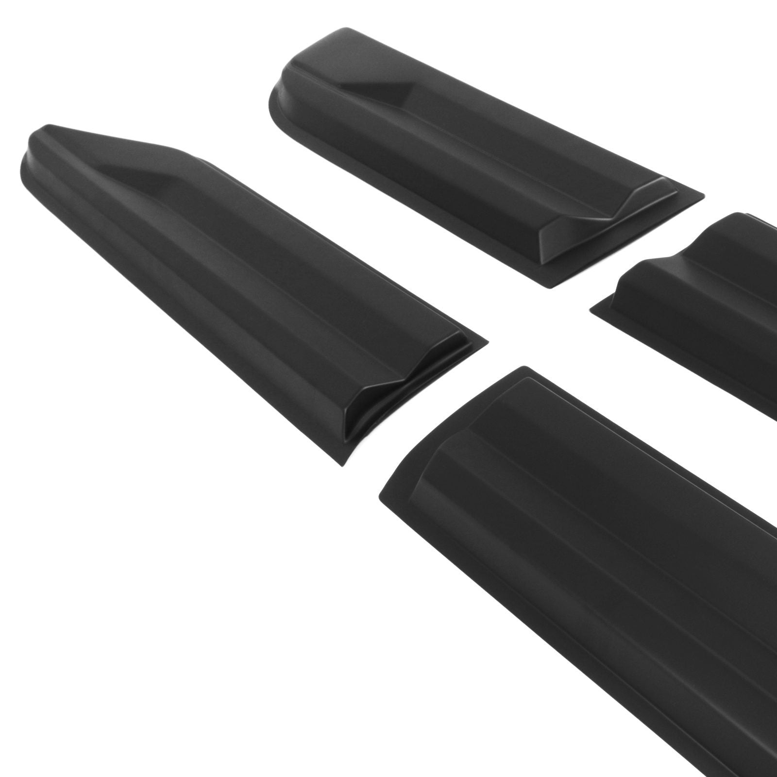 Ford Ranger T9 2023+ Matte Black Lower Door Body Cladding Kit