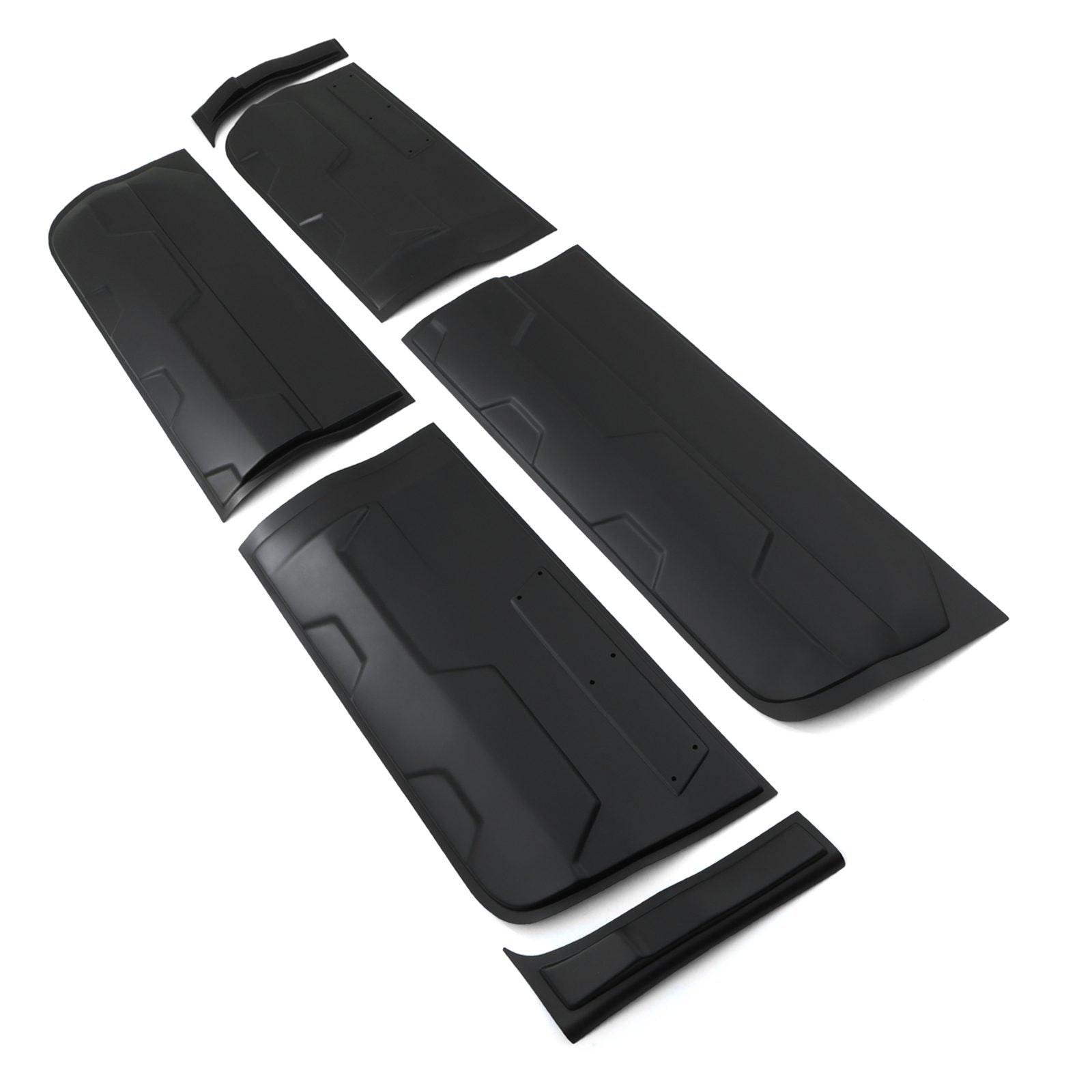 Ford Ranger T6 T7 T8 12-21 Large Matte Black Body Cladding Kit