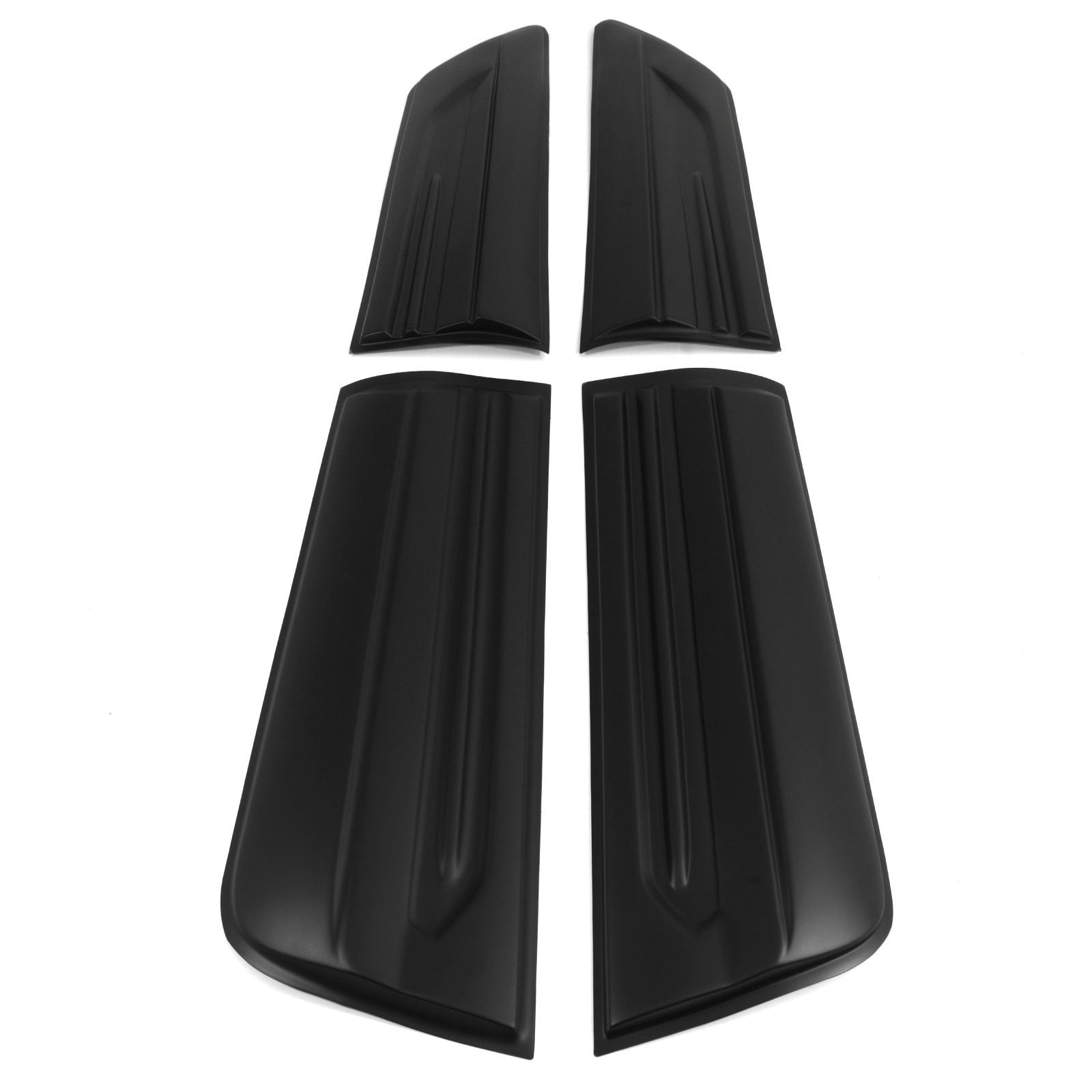 Toyota Hilux Revo 2015+ Matte Black Door Trim Kit