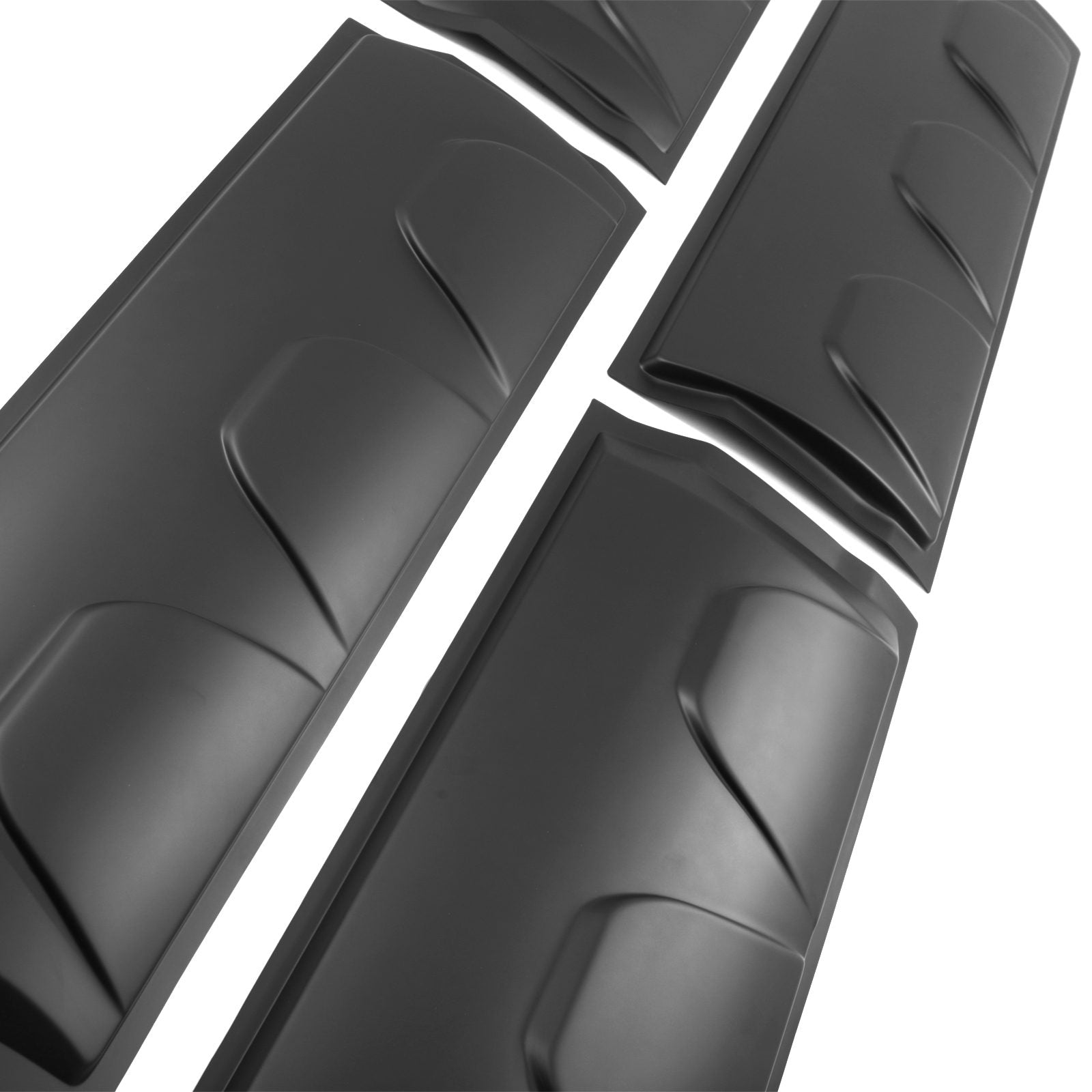 Volkswagen VW Amarok 10-20 4pc Matte Black Body Cladding Kit
