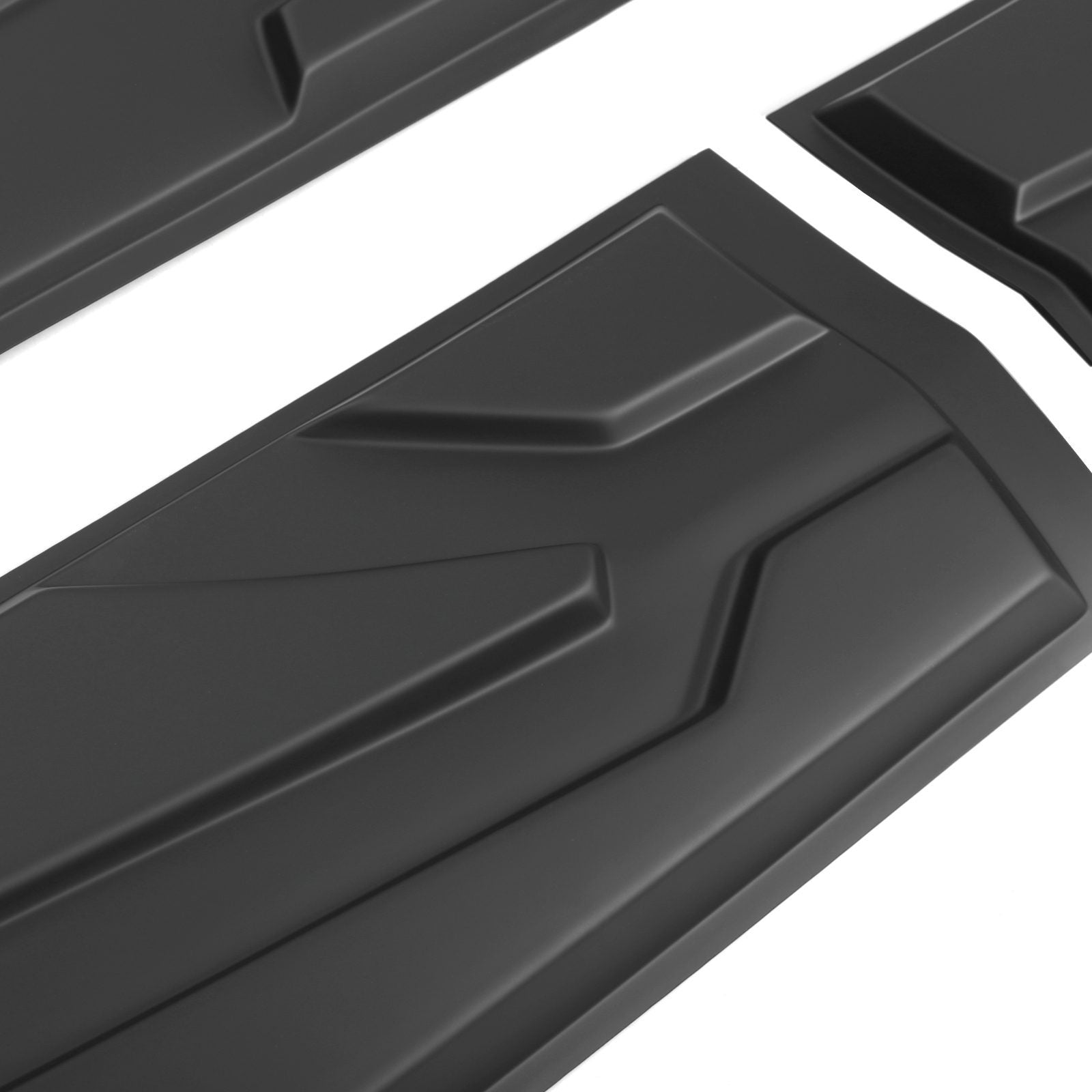 Mitsubishi L200 Triton 15-23 Large Matte Black Body Cladding Door Kit