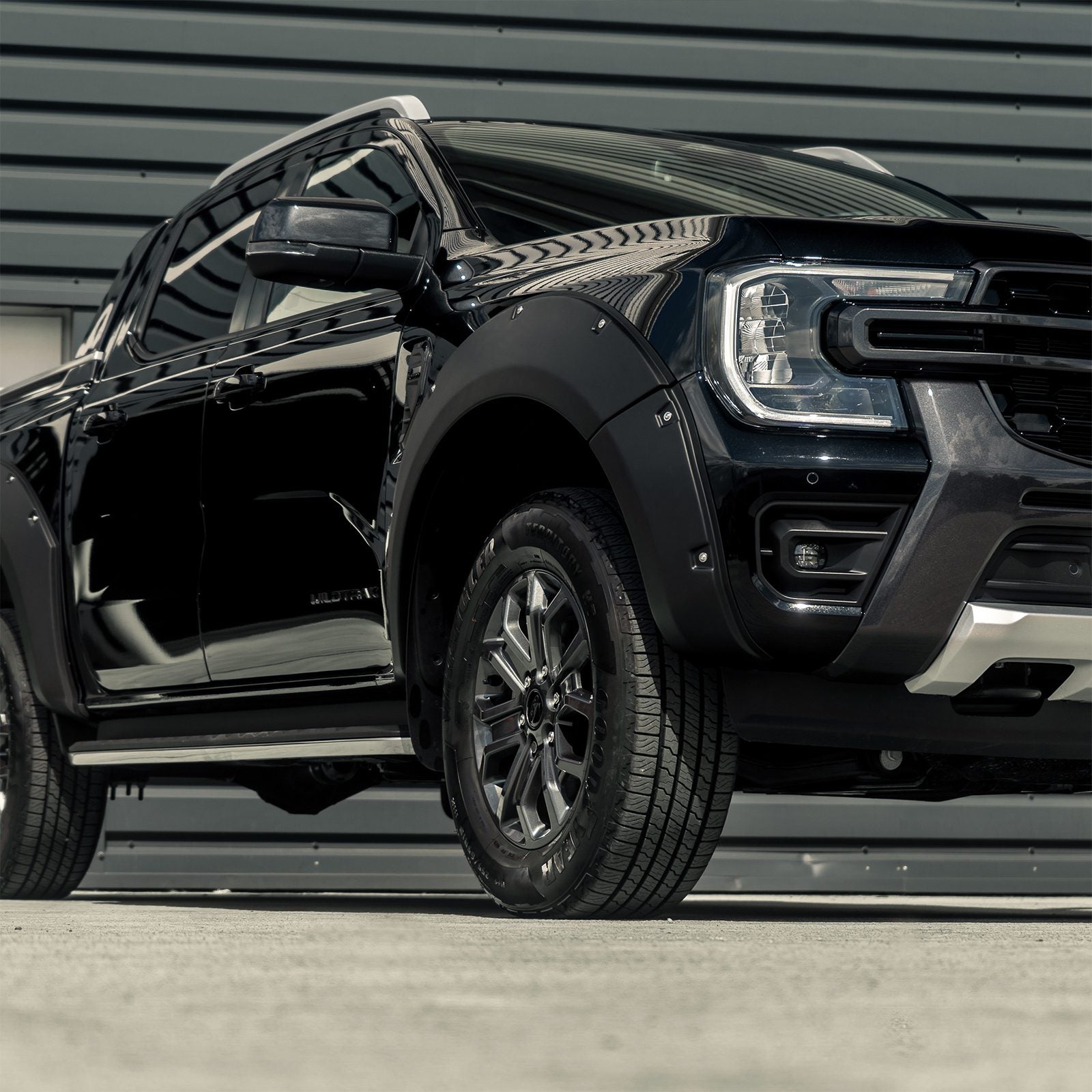 Ford Ranger T9 Wildtrak 2023+ 85mm Matte Black Wheel Arches Set