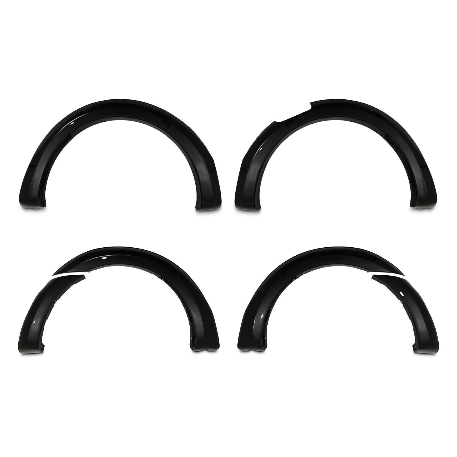 Ford Ranger T7 15-17 OEM Style Gloss Black Wheel Arches