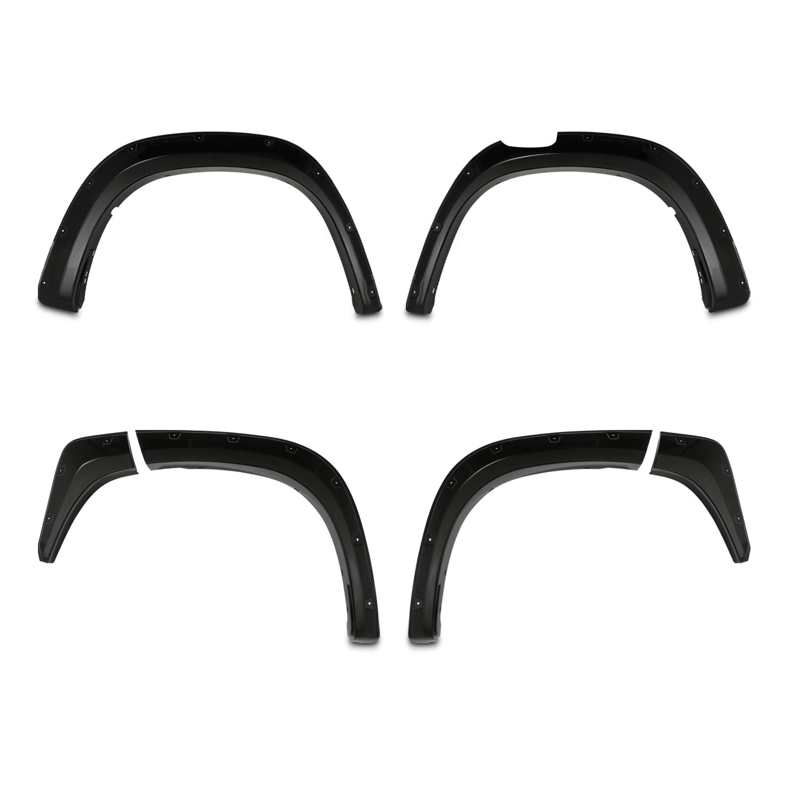Mitsubishi L200 Triton 19-23 Gloss Black Wheel Arches
