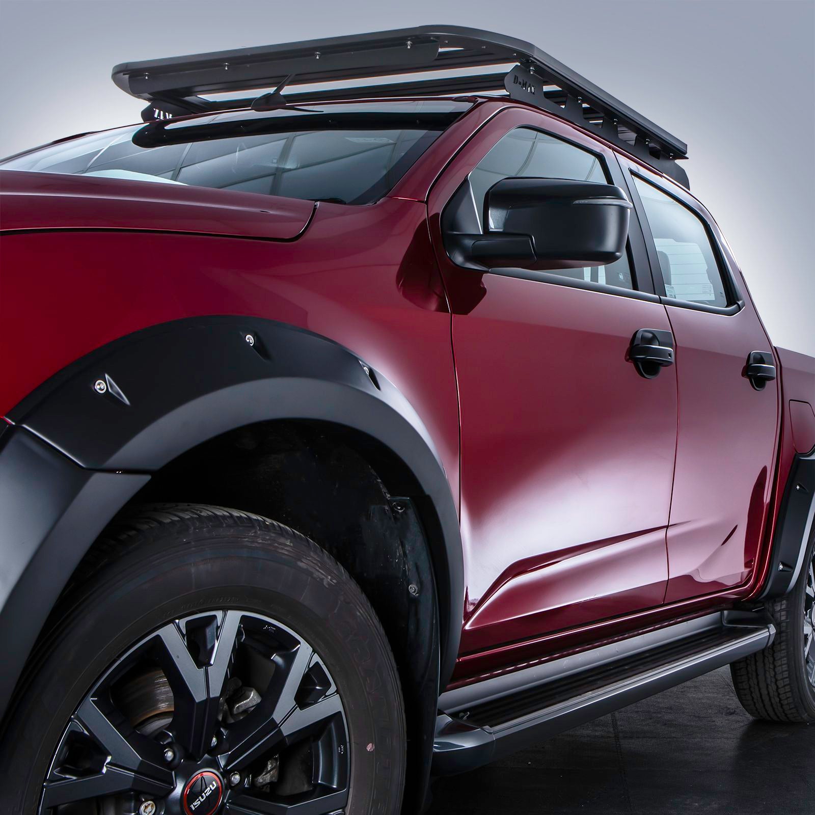 Isuzu D-Max RG 2021+ Matte Black 75mm Wheel Arches