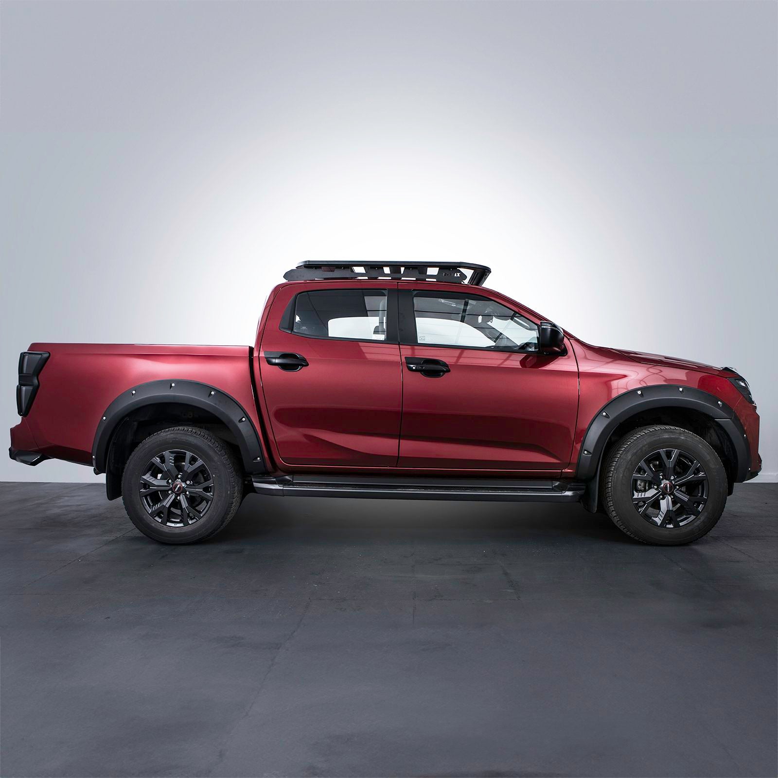 Isuzu D-Max RG 2021+ Matte Black 75mm Wheel Arches