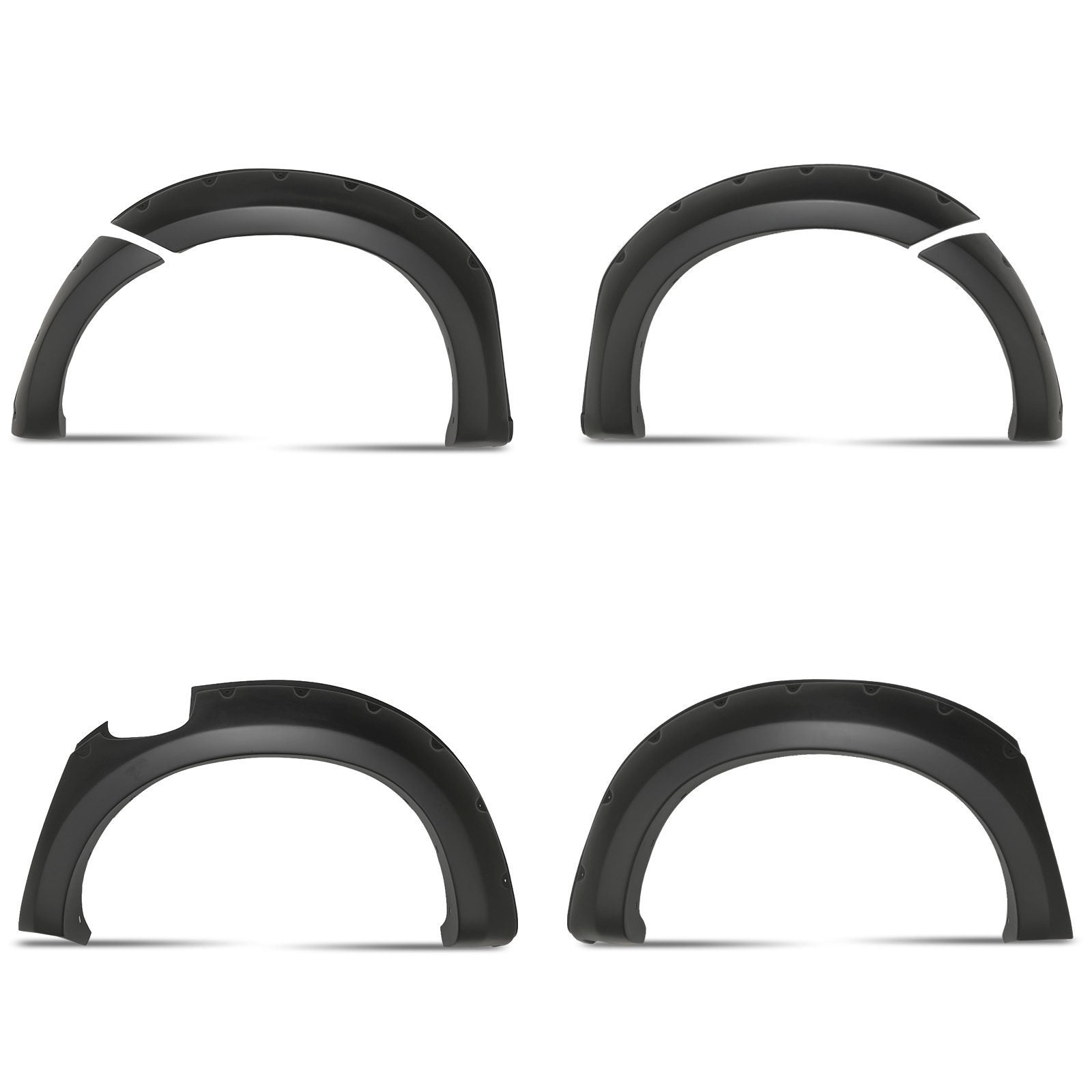 Isuzu D Max 2016-2019 Matte Black Fender Flare Kit