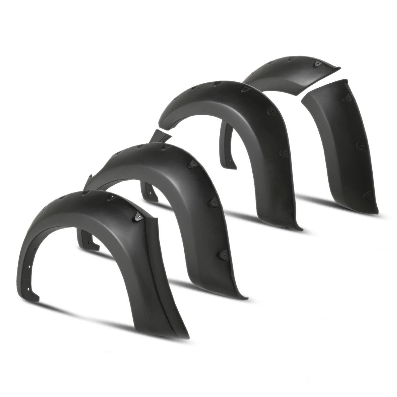 Isuzu D Max 2012-15 60mm Matte Black Wheel Arch Kit