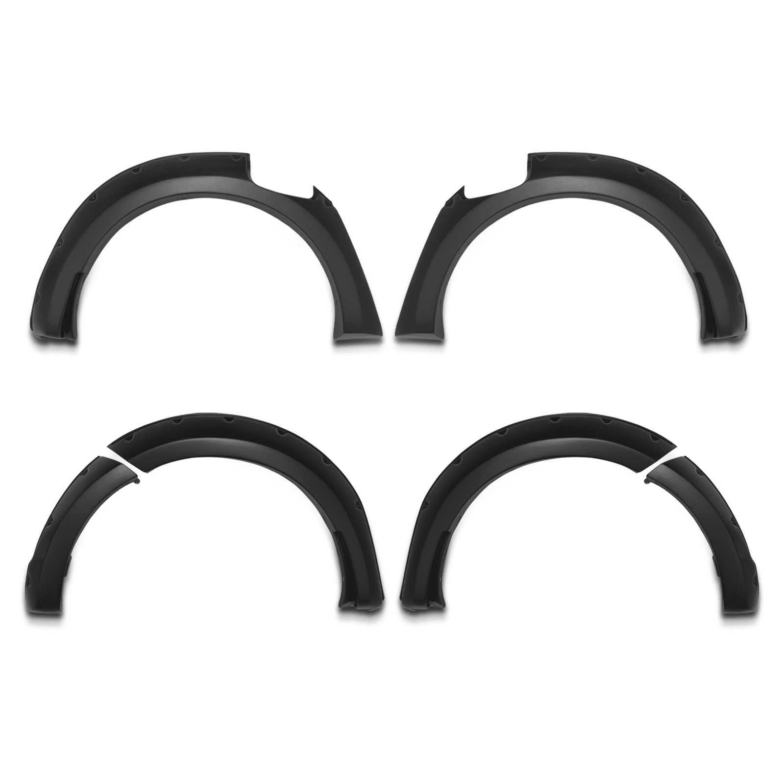 Nissan Navara D23 NP300 14-20 65mm Matte Black Wheel Arches With AdBlue Fitting