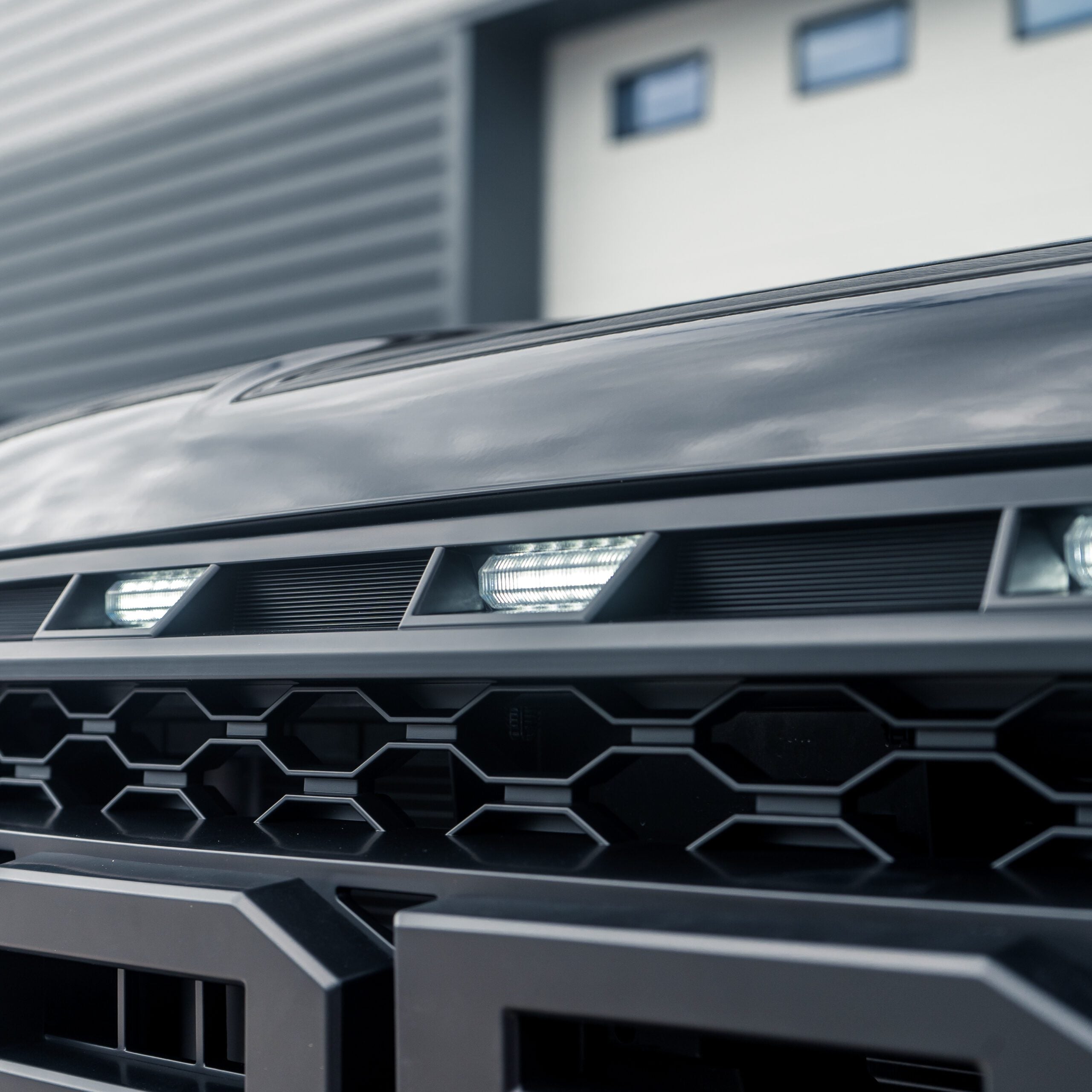 Ford Ranger T9 Wildtrak 2023+ Matte Black LED Light Grille