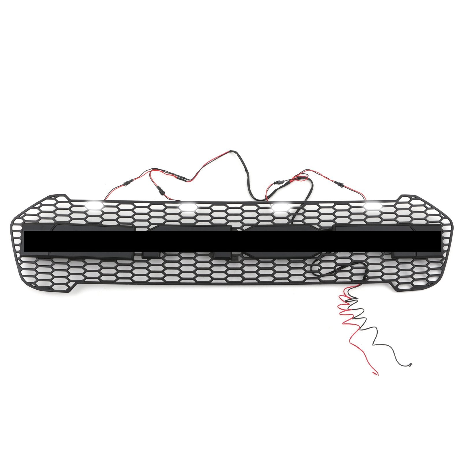 Ford Ranger T8 18-21 Black Grille With White LED Lights