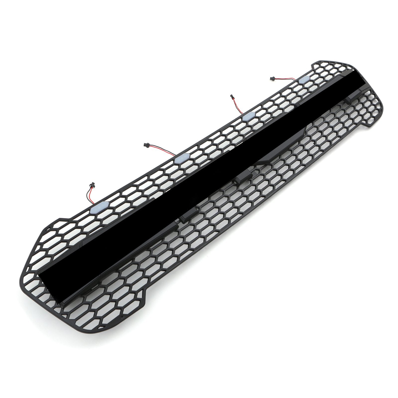 Ford Ranger T8 18-21 Black Grille With White LED Lights