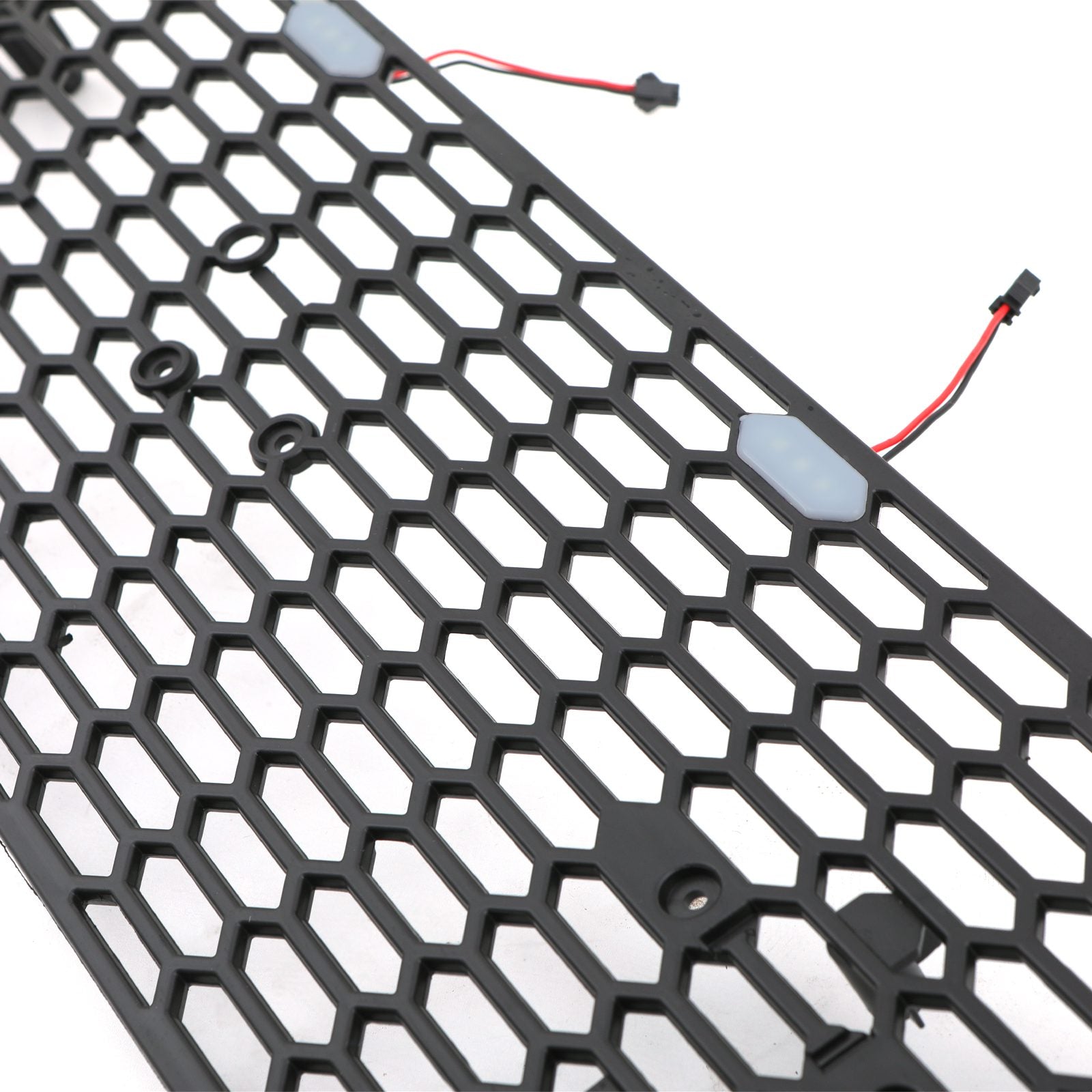 Ford Ranger T8 18-21 Black Grille With White LED Lights