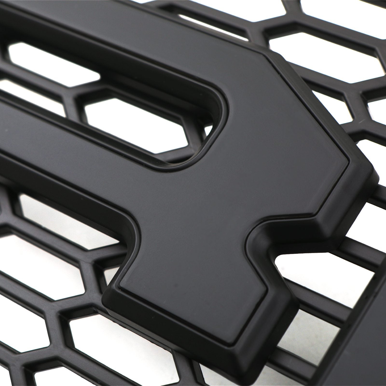 Ford Ranger T8 18-21 Black Grille With White LED Lights