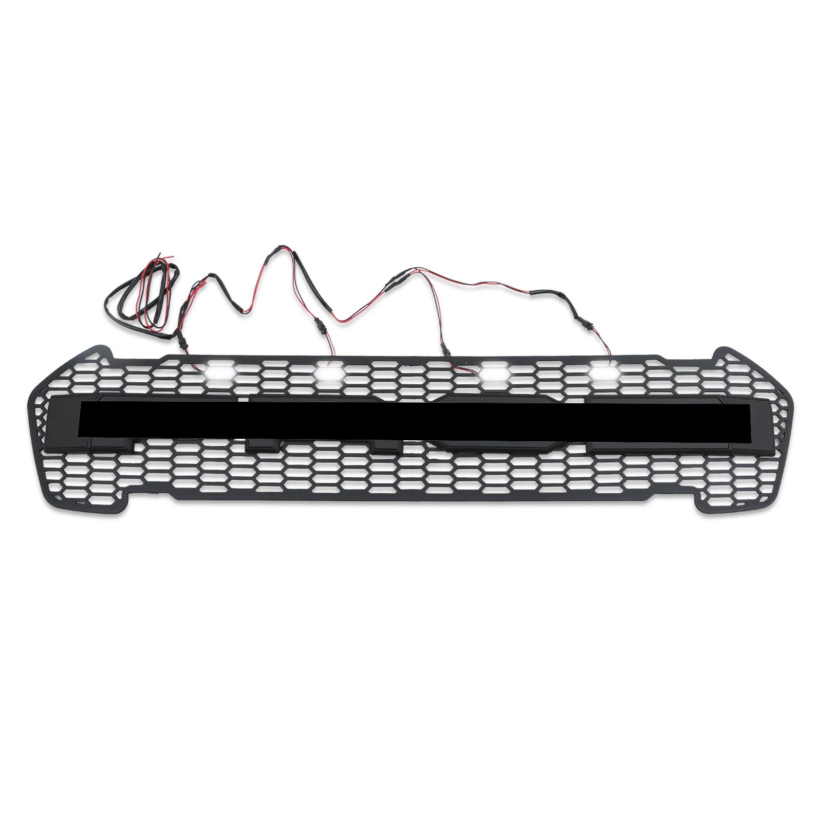 Ford Ranger T7 15-17 Raptor Look Matte Black LED Light Grille