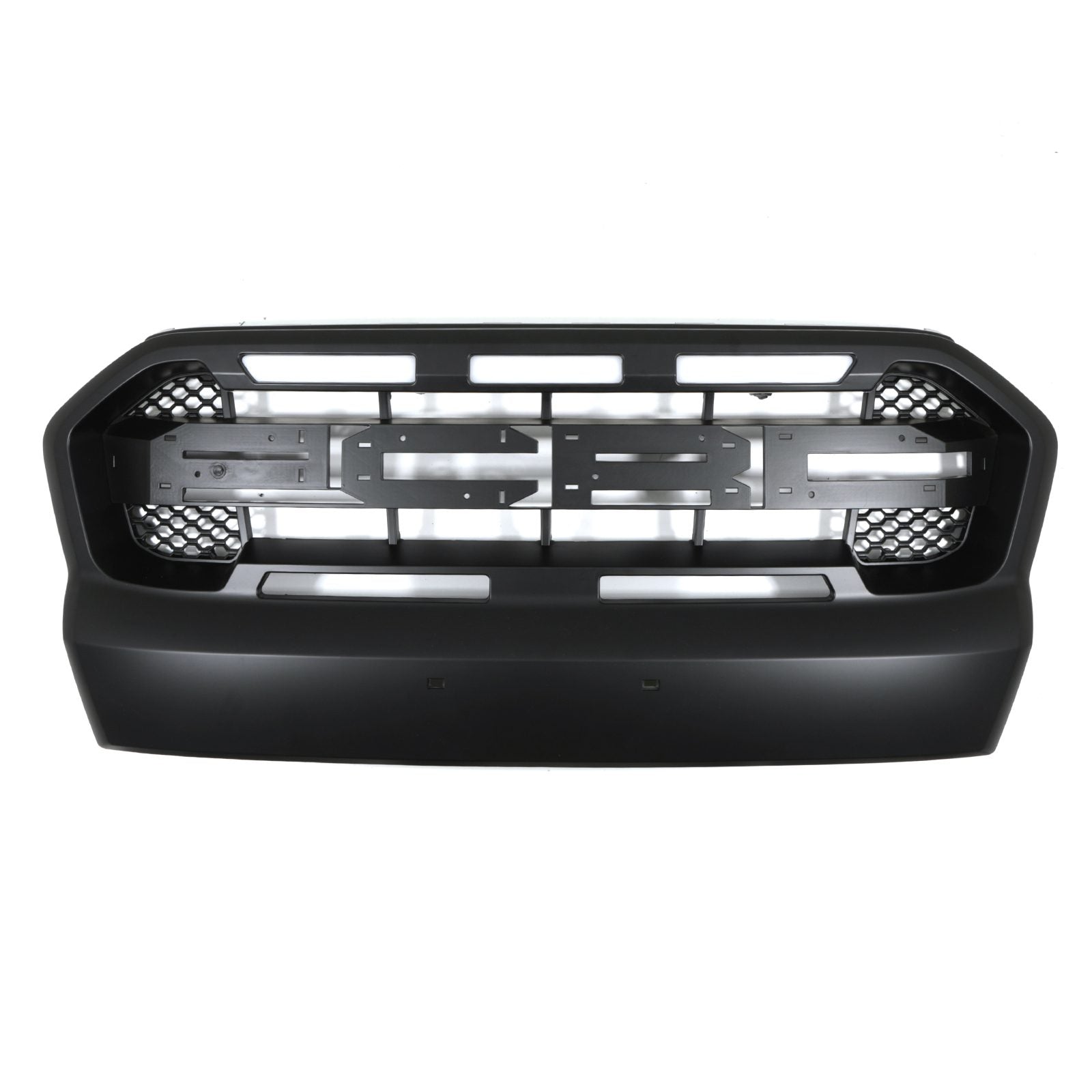 Ford Ranger T7 15-17 Matte Black LED Light Grille