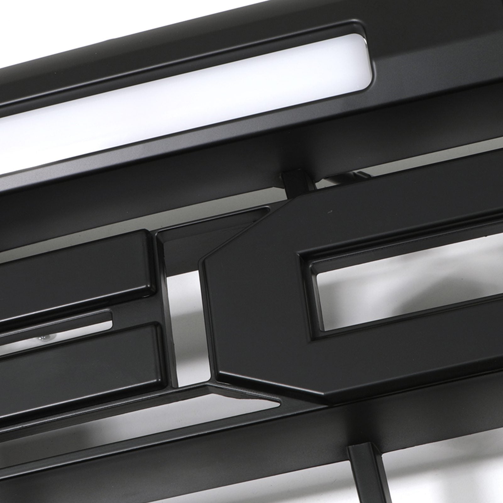 Ford Ranger T7 15-17 Matte Black LED Light Grille