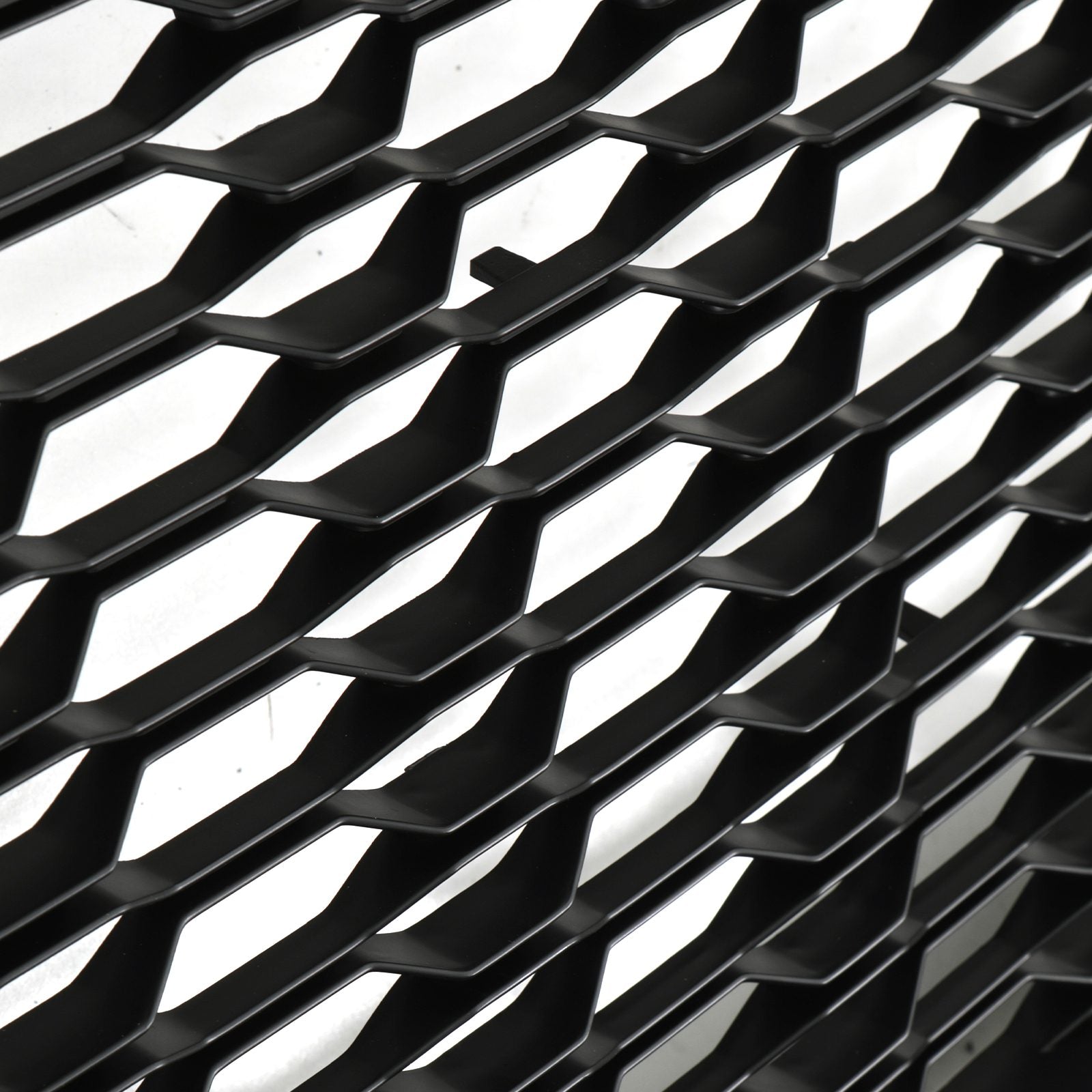Ford Ranger T7 15-17 Matte Black Grille With White LED Lights