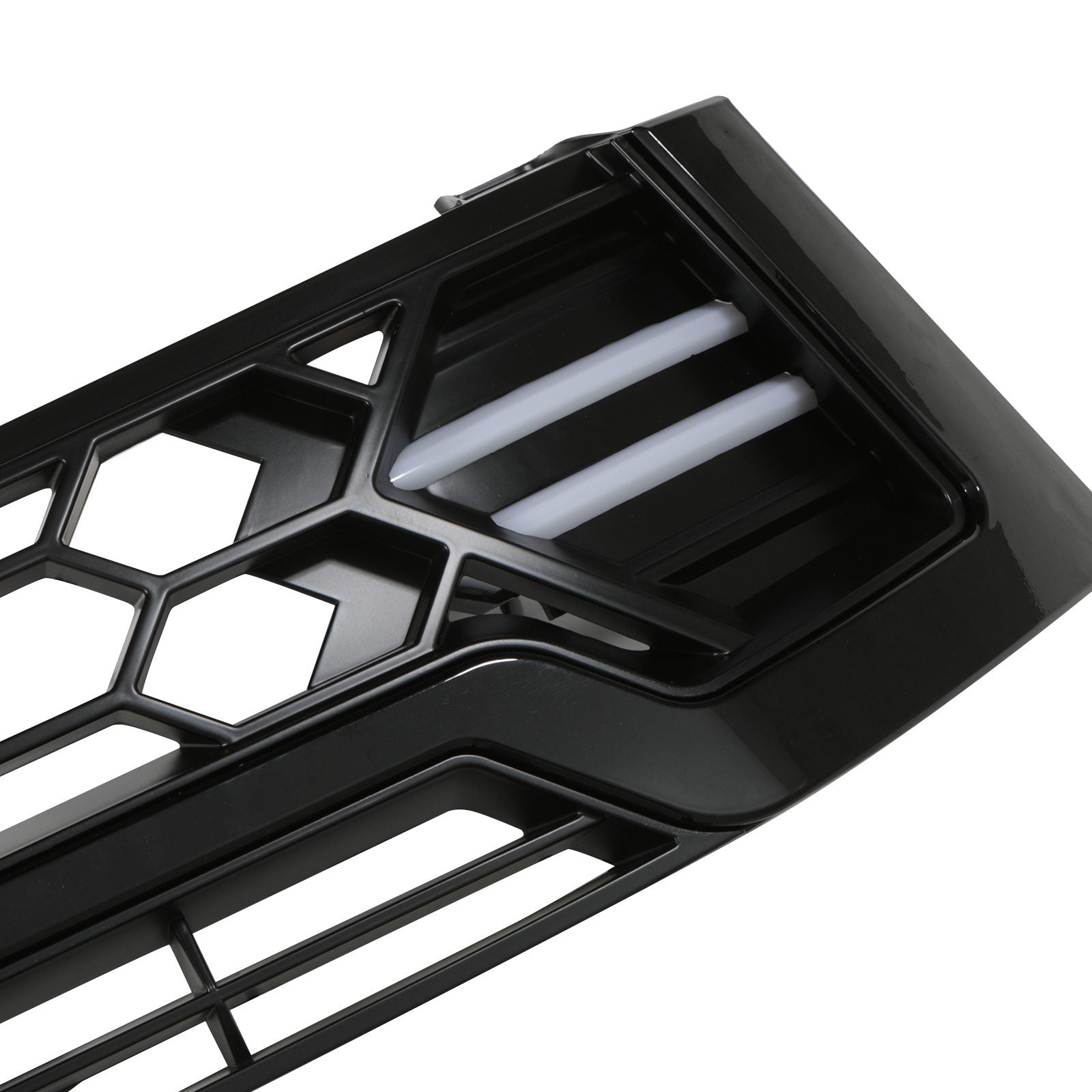 Toyota Hilux Revo 15-17 Black Grille With LED Lights