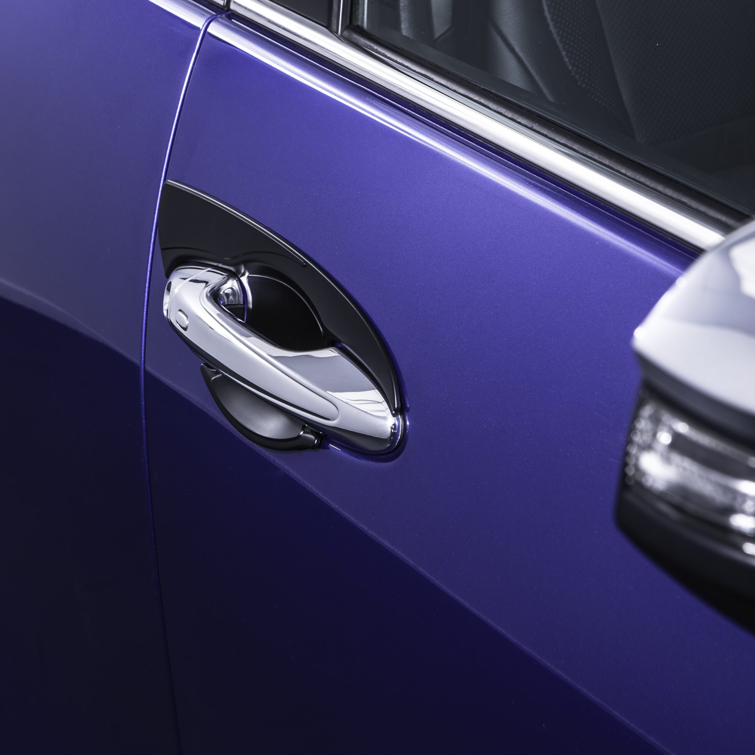 Toyota Hilux Revo MK8 15-21 Black Door Handle Inserts
