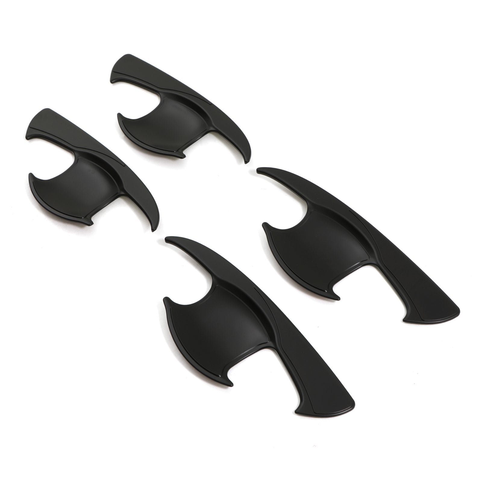 Toyota Hilux Revo MK8 15-21 Black Door Handle Inserts