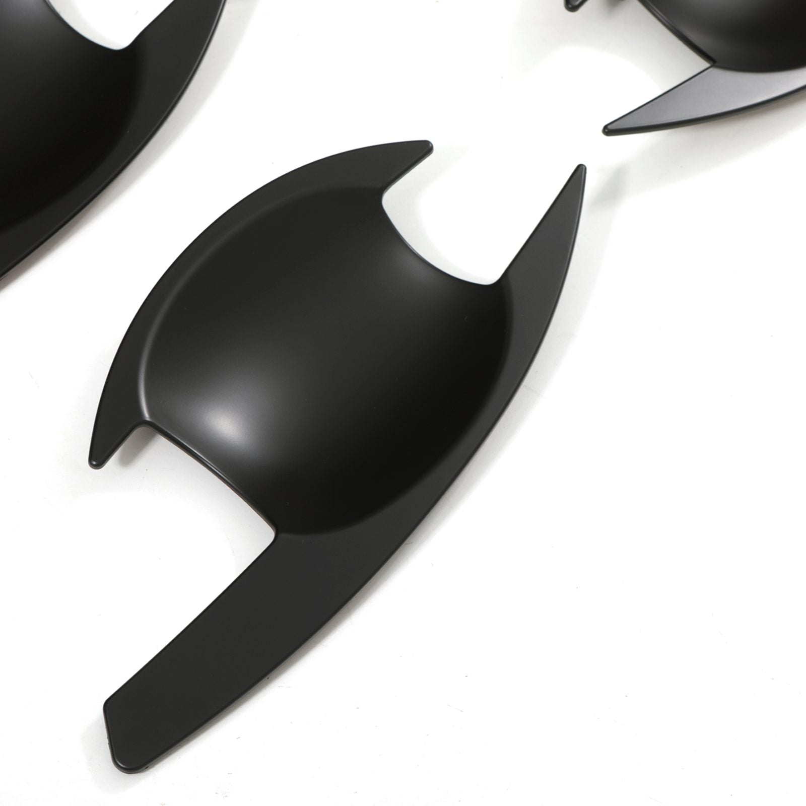 Mitsubishi Triton L200 19-23 Black Door Handle Protector Inserts