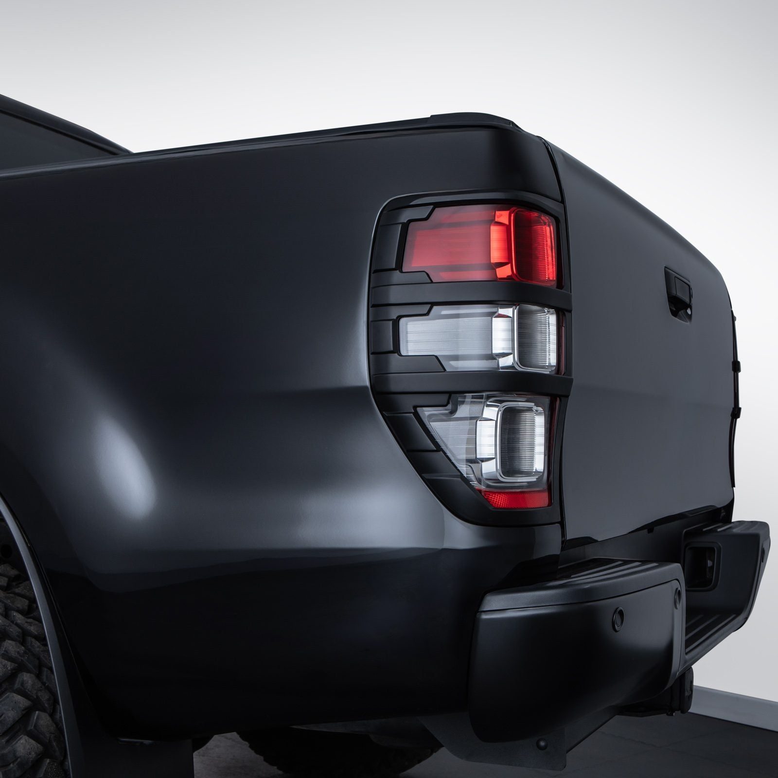 Ford Ranger T6 T7 T8 12-21 Black Tail Light Covers